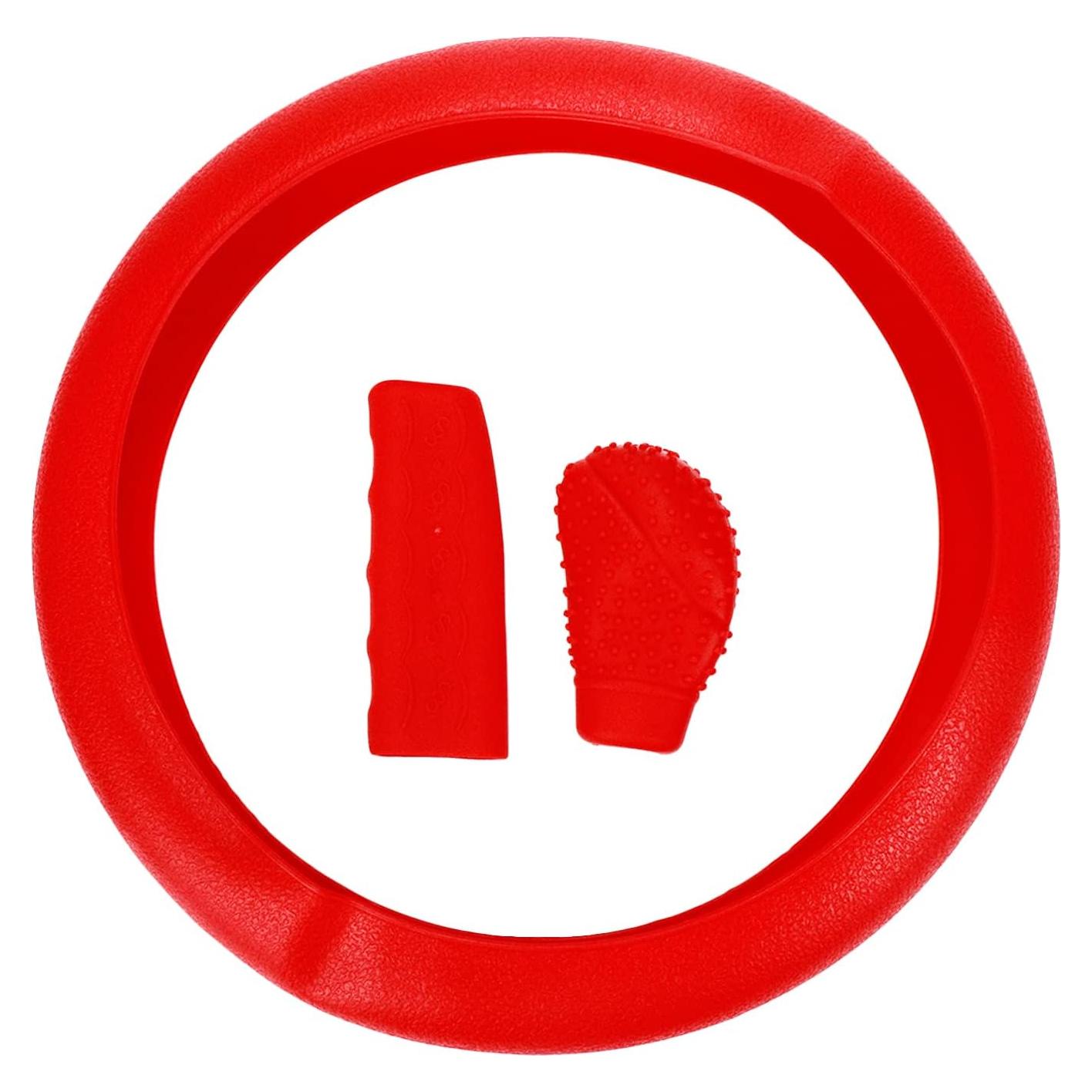 Kit Cubiertas Silicona Modengzhe Freno y Cambio Rojo