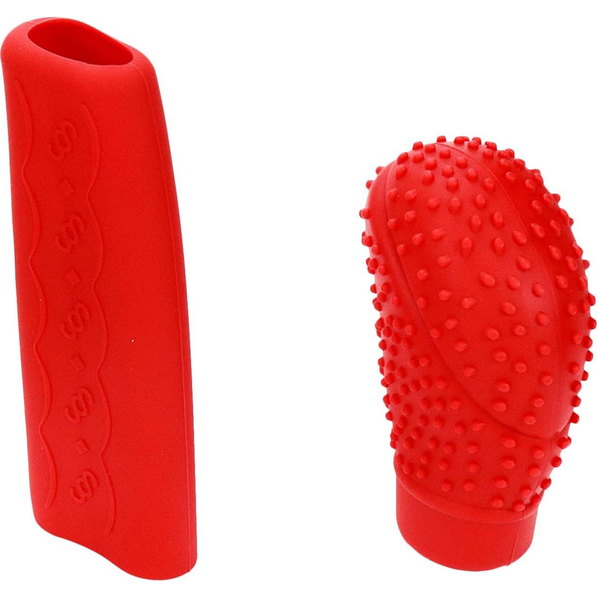 Kit Cubiertas Silicona Modengzhe Freno y Cambio Rojo