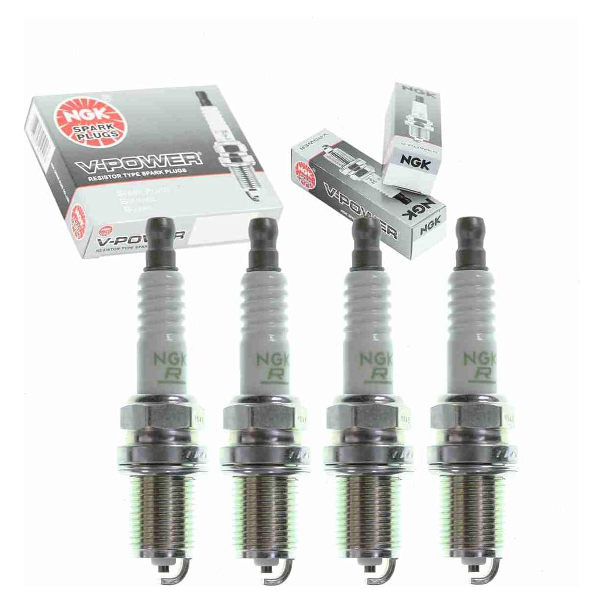 4 Bujías NGK V-Power para Toyota Yaris 1.5L 2006-2014