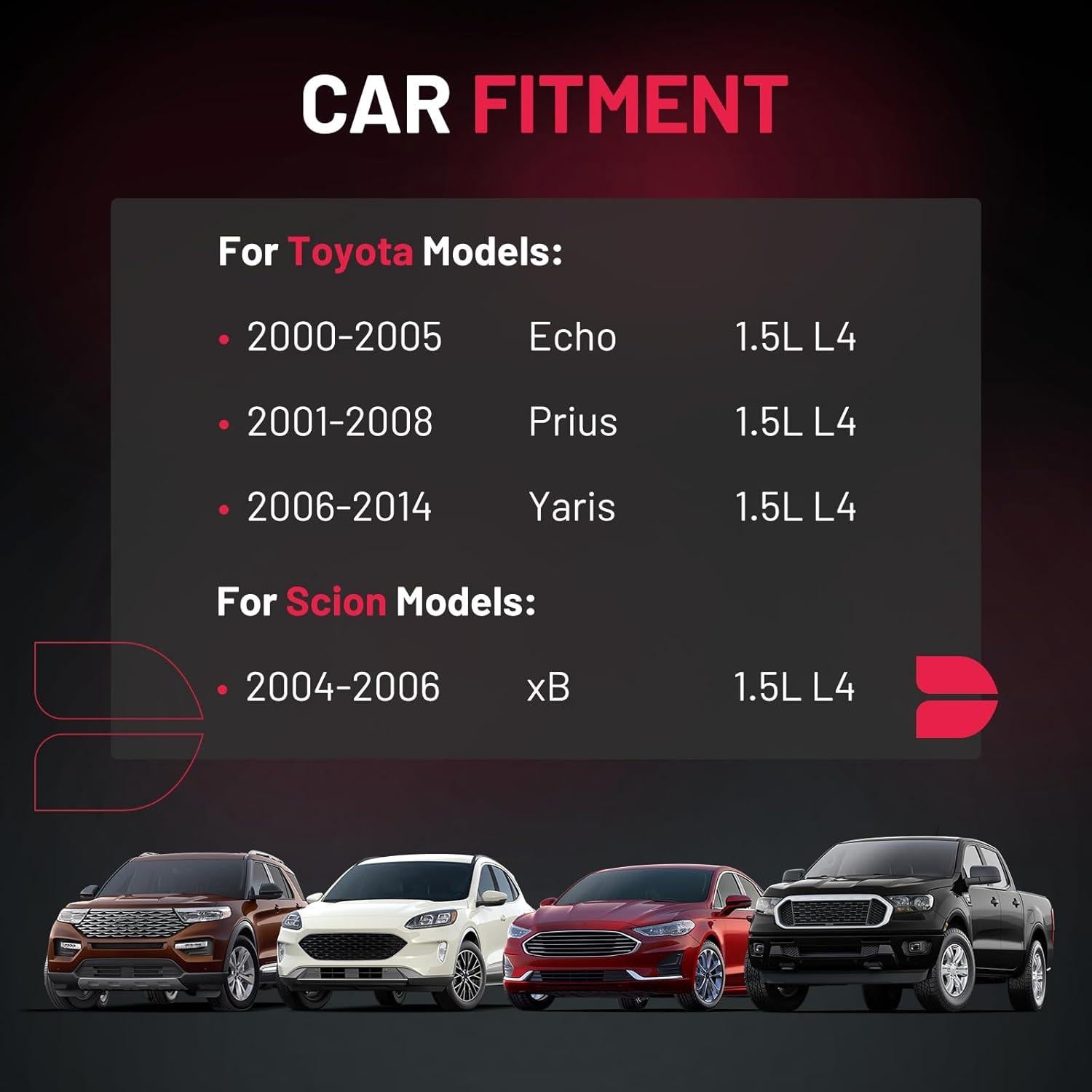 Bobina de Encendido y Bujías Iridio BDFHYK para Toyota