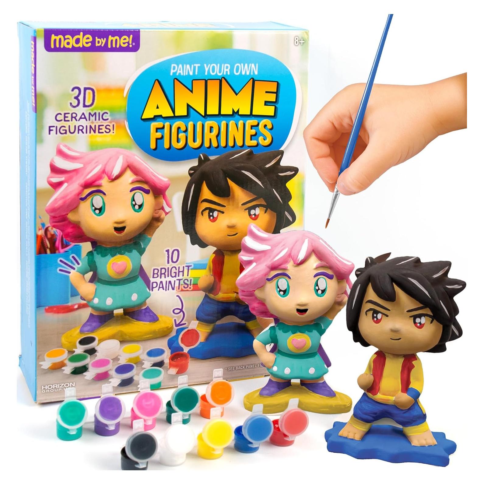 Kit de Pintura de Figuritas de Anime Hecho por Mí - 2 Piezas