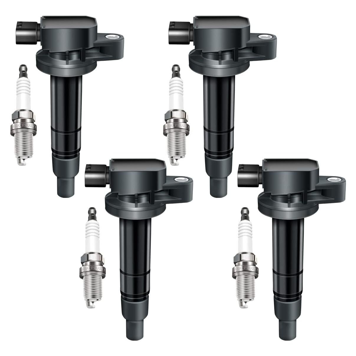 Juego de 4 Bobinas de Encendido y Bujías Iridio MAS