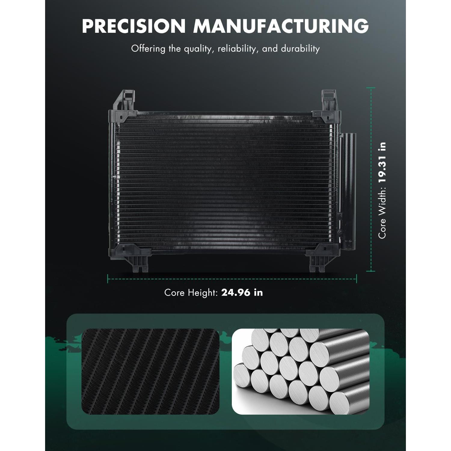 Condensador de aire acondicionado SCITOO para Toyota Yaris 2004-2015