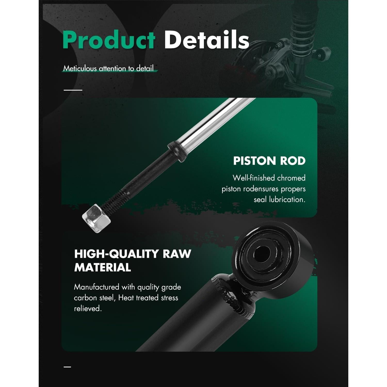 Juego de Amortiguadores Traseros SCITOO para Toyota Yaris y Scion xD