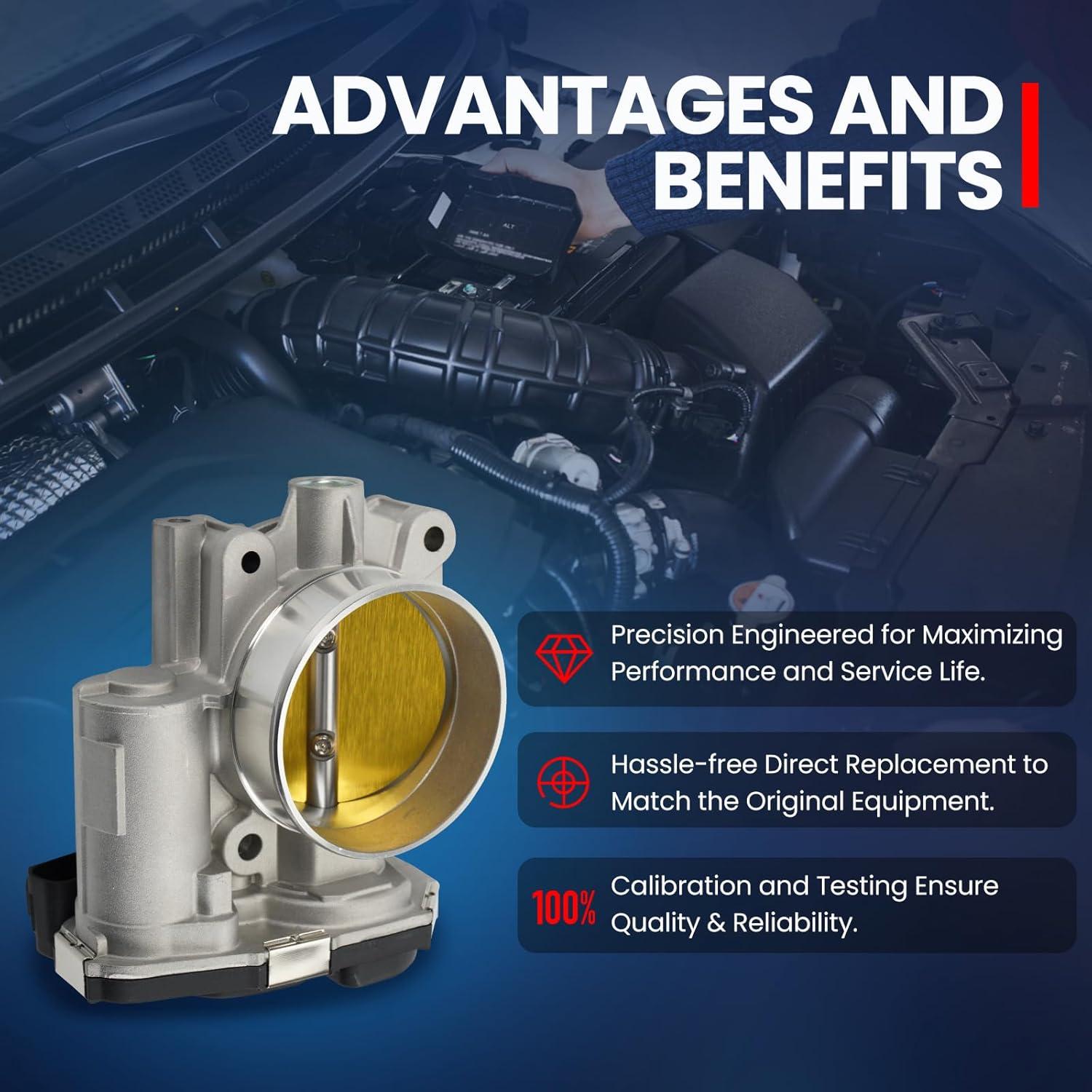 Cuerpo de Aceleración Electrónico MOCA S20125 para Toyota Yaris