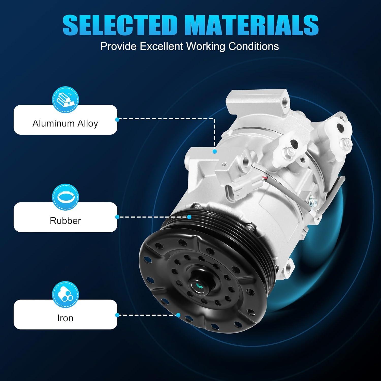 Compresor de aire acondicionado KinHall Toyota Yaris 1.5L 2007-2010