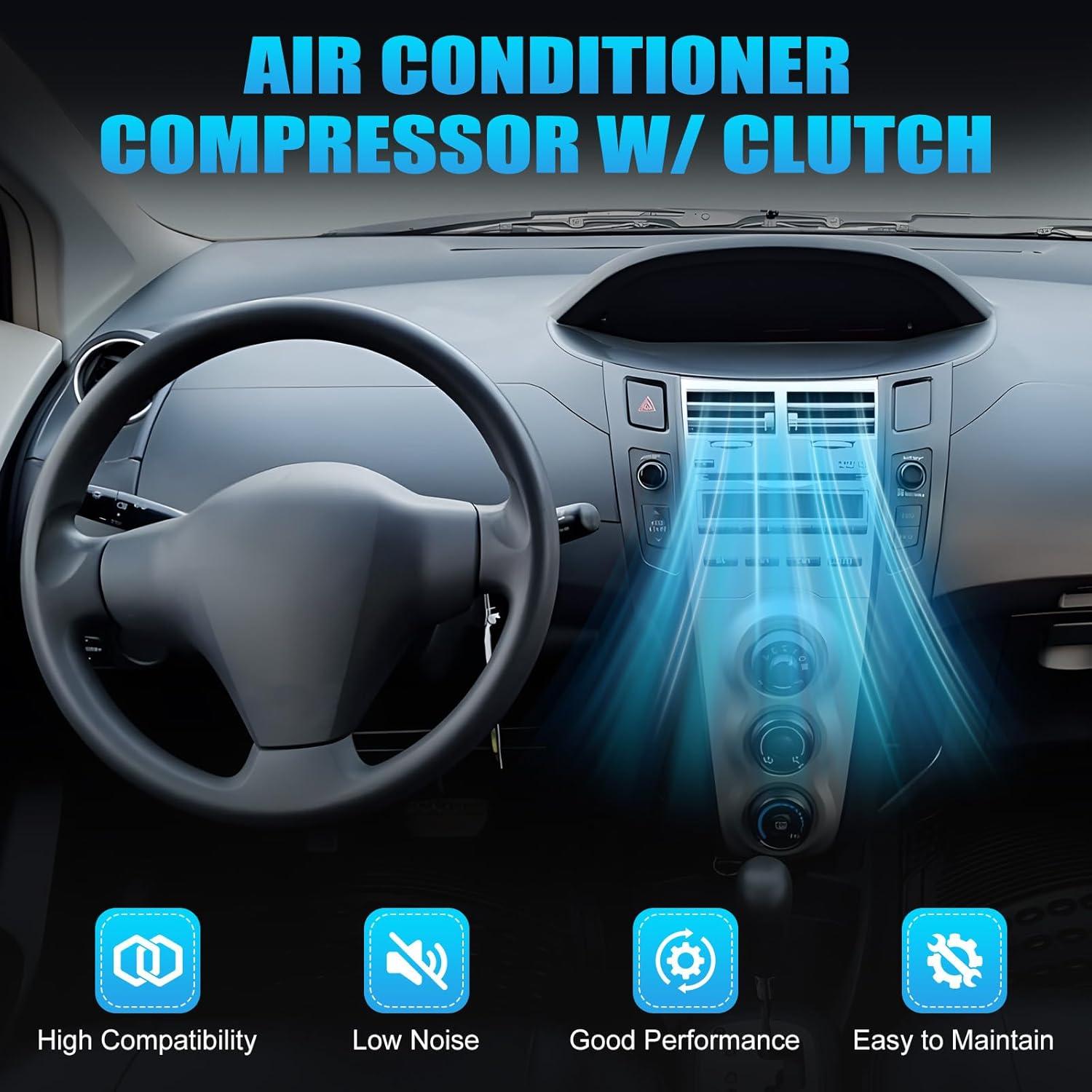 Compresor de aire acondicionado KinHall Toyota Yaris 1.5L 2007-2010