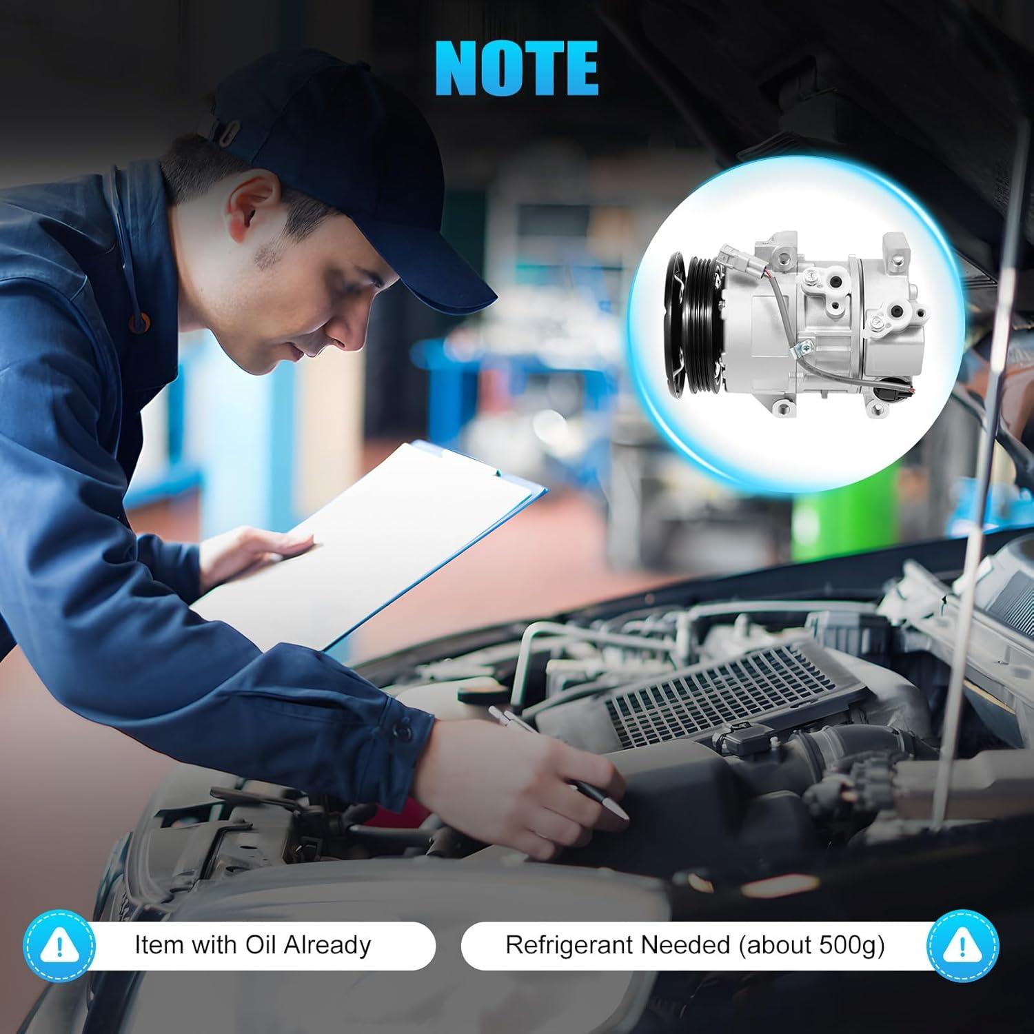 Compresor de aire acondicionado KinHall Toyota Yaris 1.5L 2007-2010