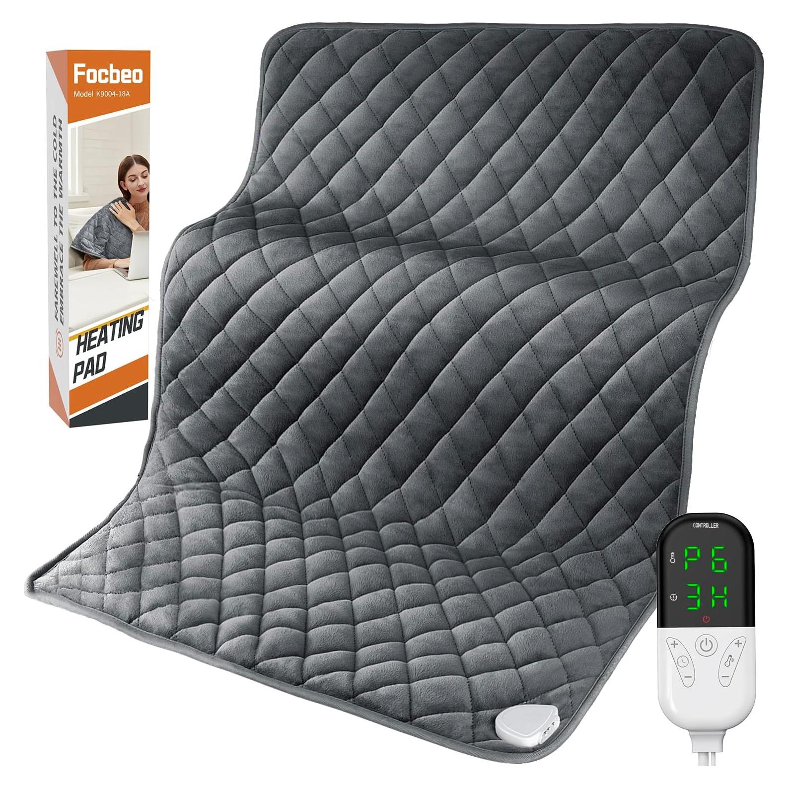 Almohadilla Térmica Eléctrica Focbeo 35x20 cm Alivio Dolor