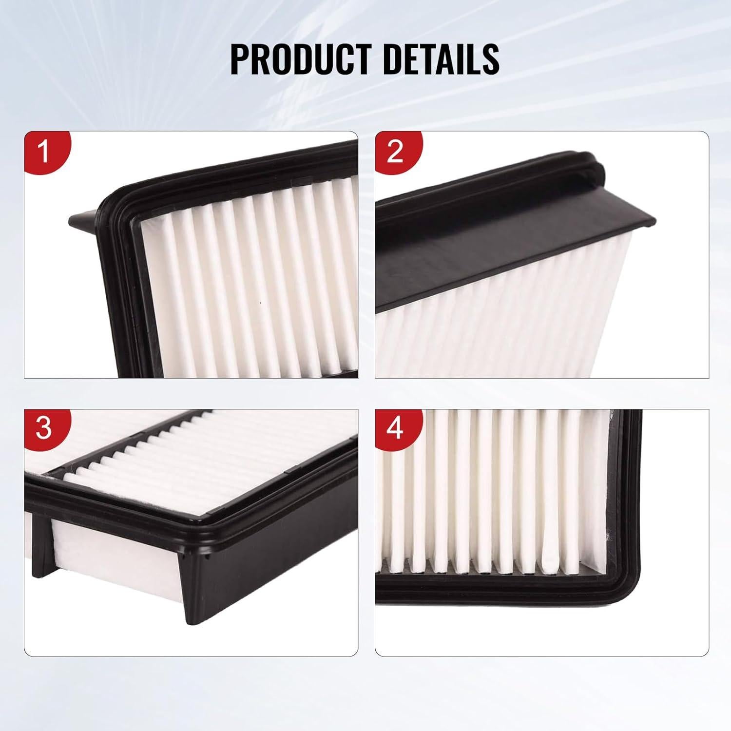 Filtro de aire del motor TOPAZ 17801WB001 para Scion iA y Toyota Yaris