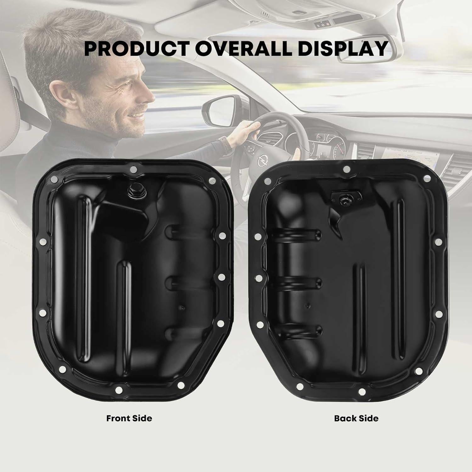 Cárter de Aceite YHTAUTO para Toyota Prius Yaris Echo 1.5L