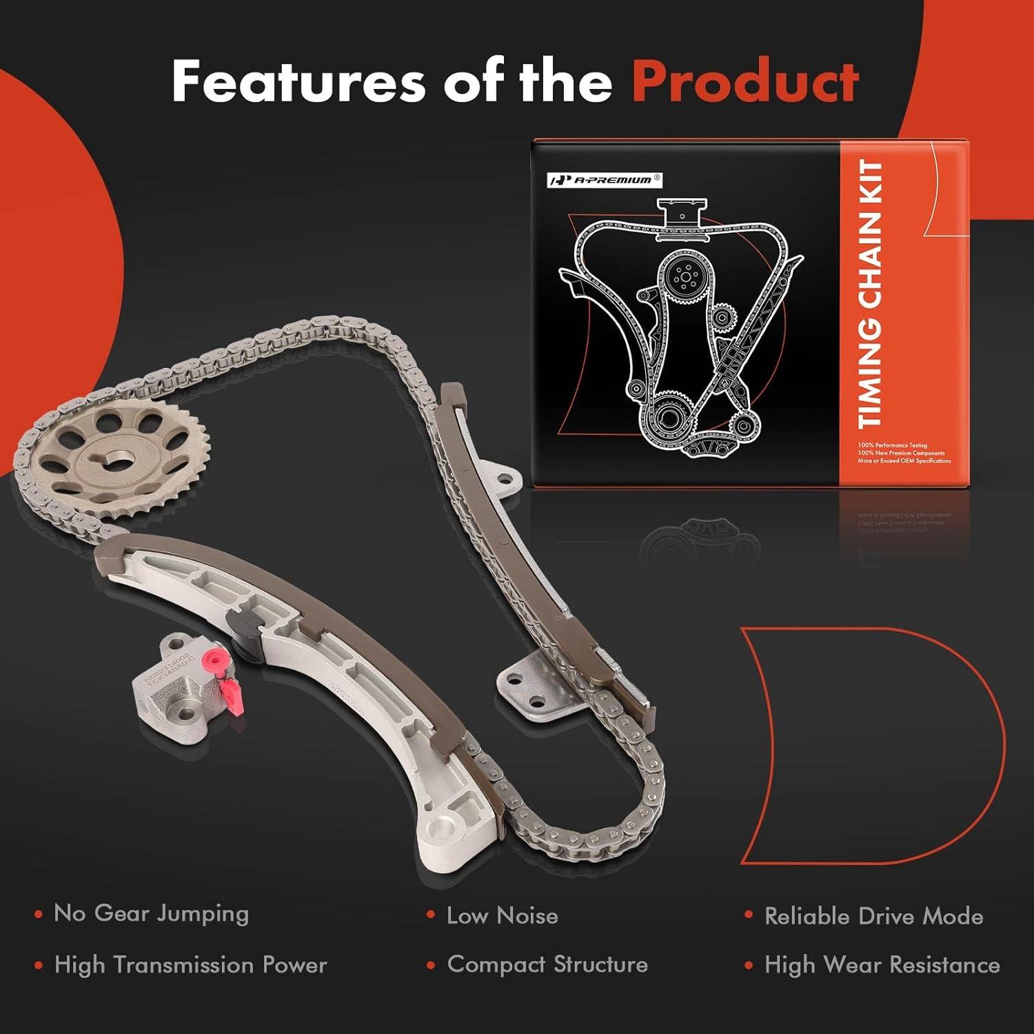 Kit de cadena de distribución A-Premium 5 piezas Toyota