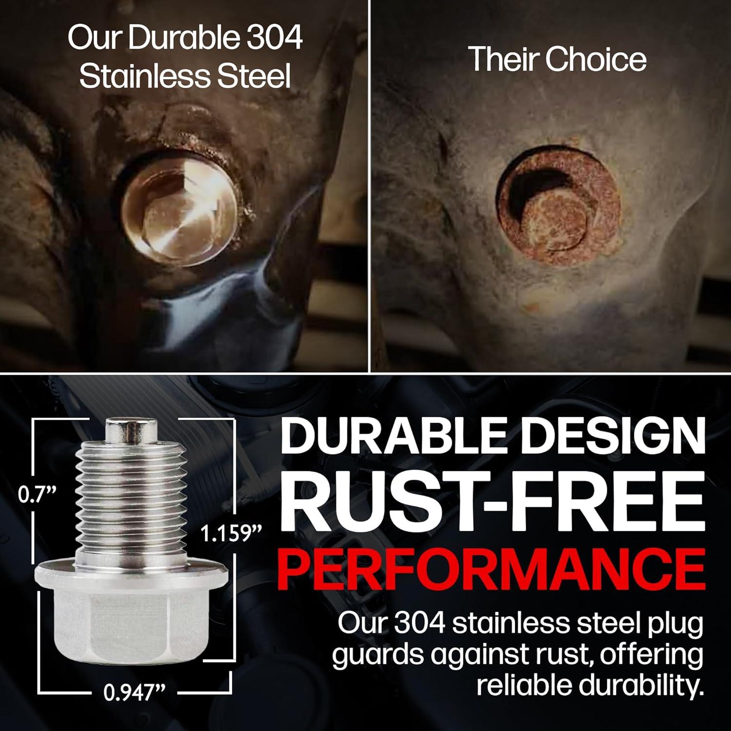 Tapón de Drenaje de Aceite Magnético Votex para Toyota Yaris 2017-2018