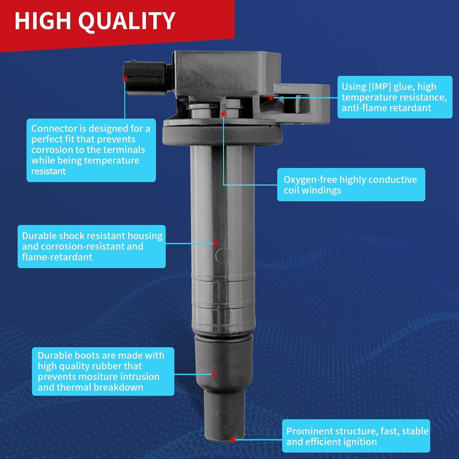 Bobina de Encendido DrCax UF316 para Scion Toyota 1.5L