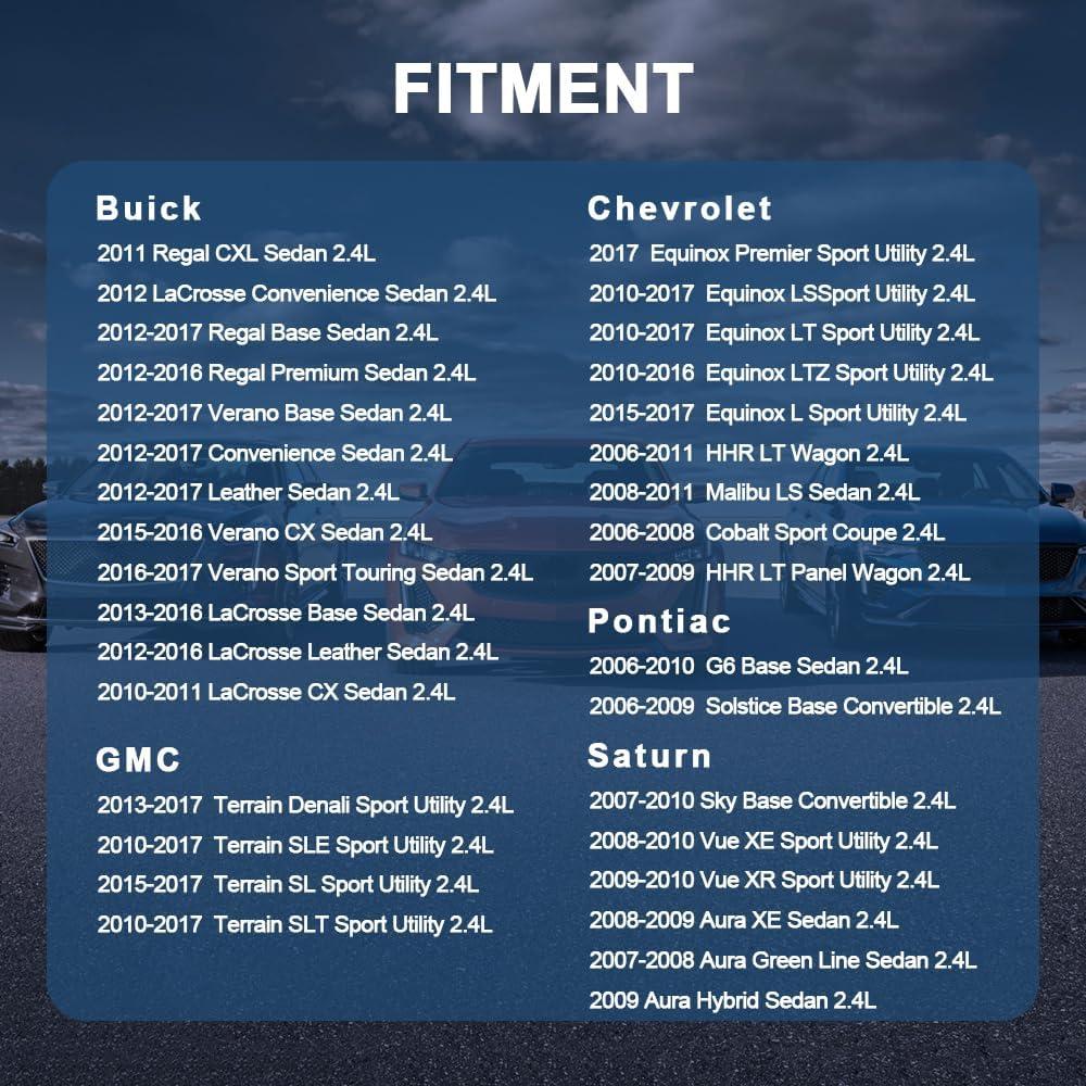 Kit de Pistón y Biela YIDEZU 2.4L para Chevrolet y Buick