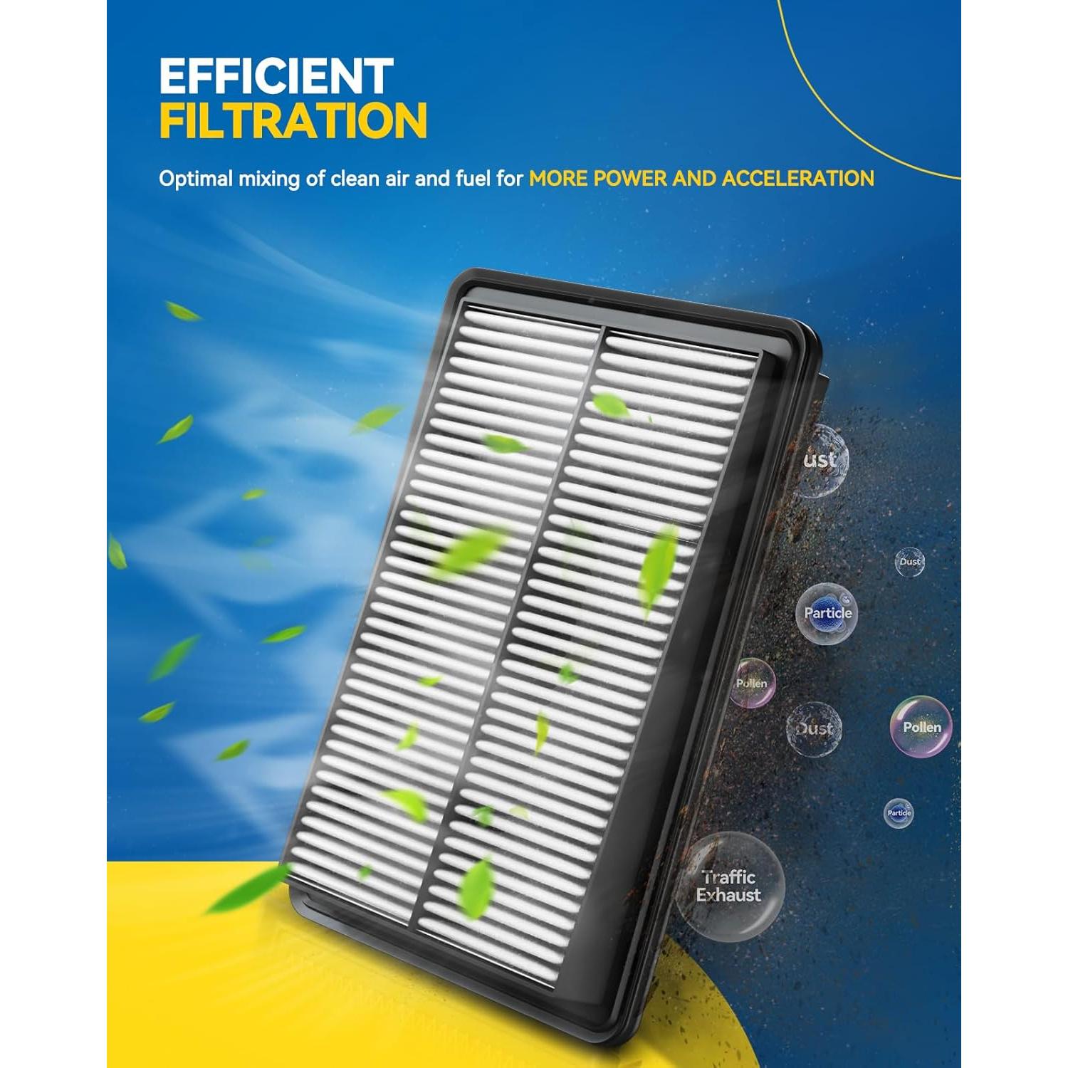 Filtro de aire PHILTOP CA12086 para Toyota Yaris y Scion iA