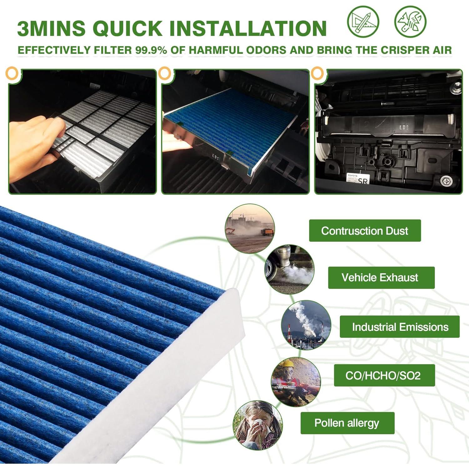 Filtro de Aire de Cabina y Motor Forccord CF10285 CA10190