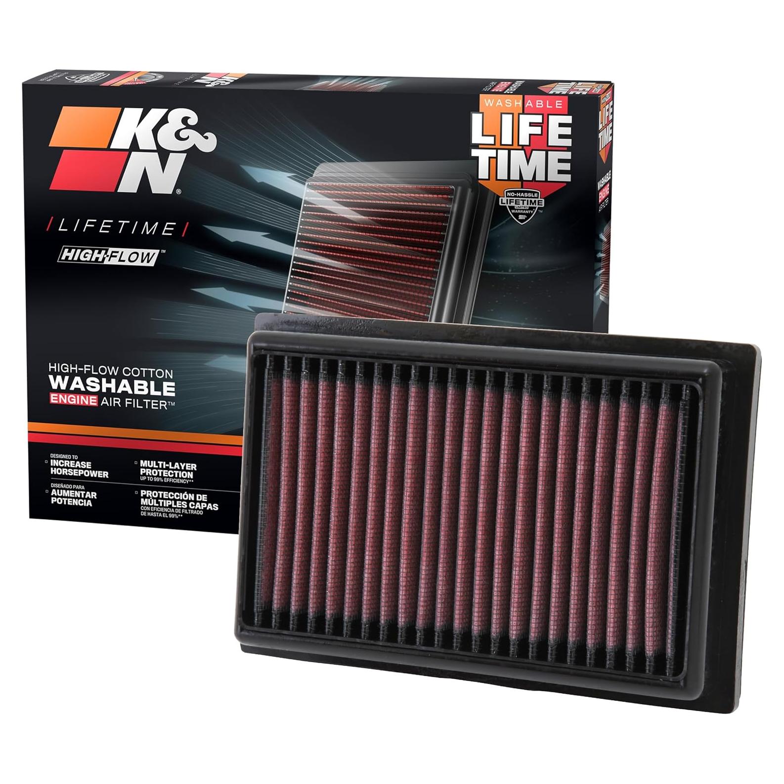 Filtro de aire K&N 33-2485 para Toyota 2012-2025