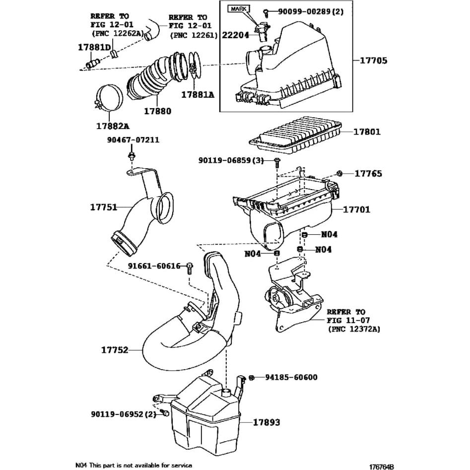 Set de Filtros de Aire y Aceite FCS para Toyota Yaris 1.5L 2006-2017