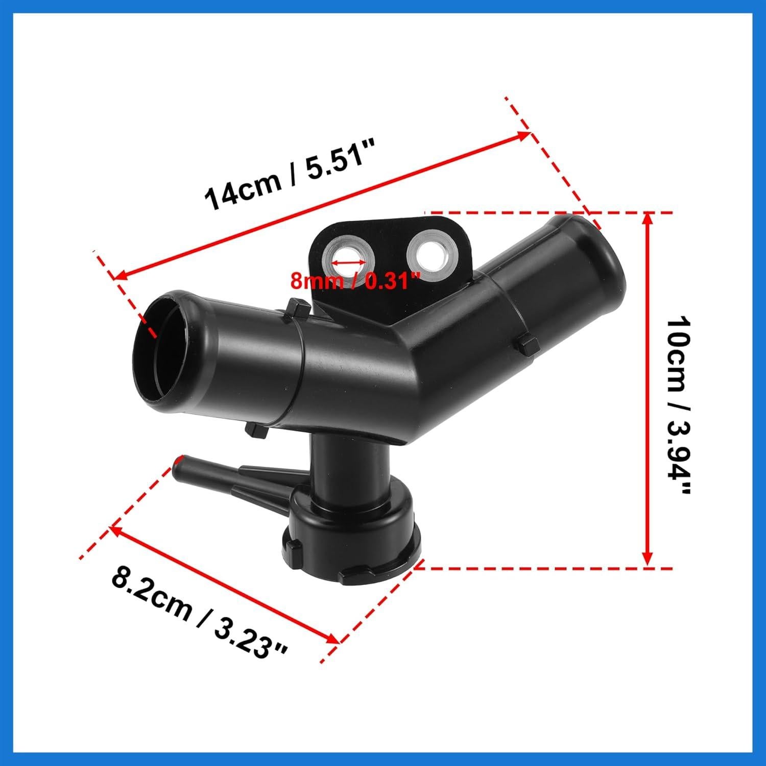 Conjunto Carcasa Entrada Agua Termostato VekAuto Toyota Yaris 2007-2016