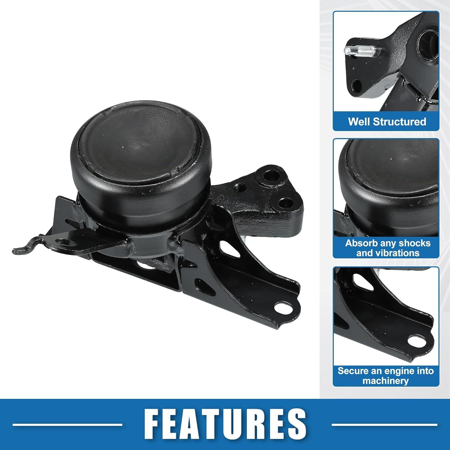 Engine Motor Mount No.123050M060 Front Right at Transmission Mount for Toyota Vios 2008-2013 for Toyota Yaris 2008-2013 Iron