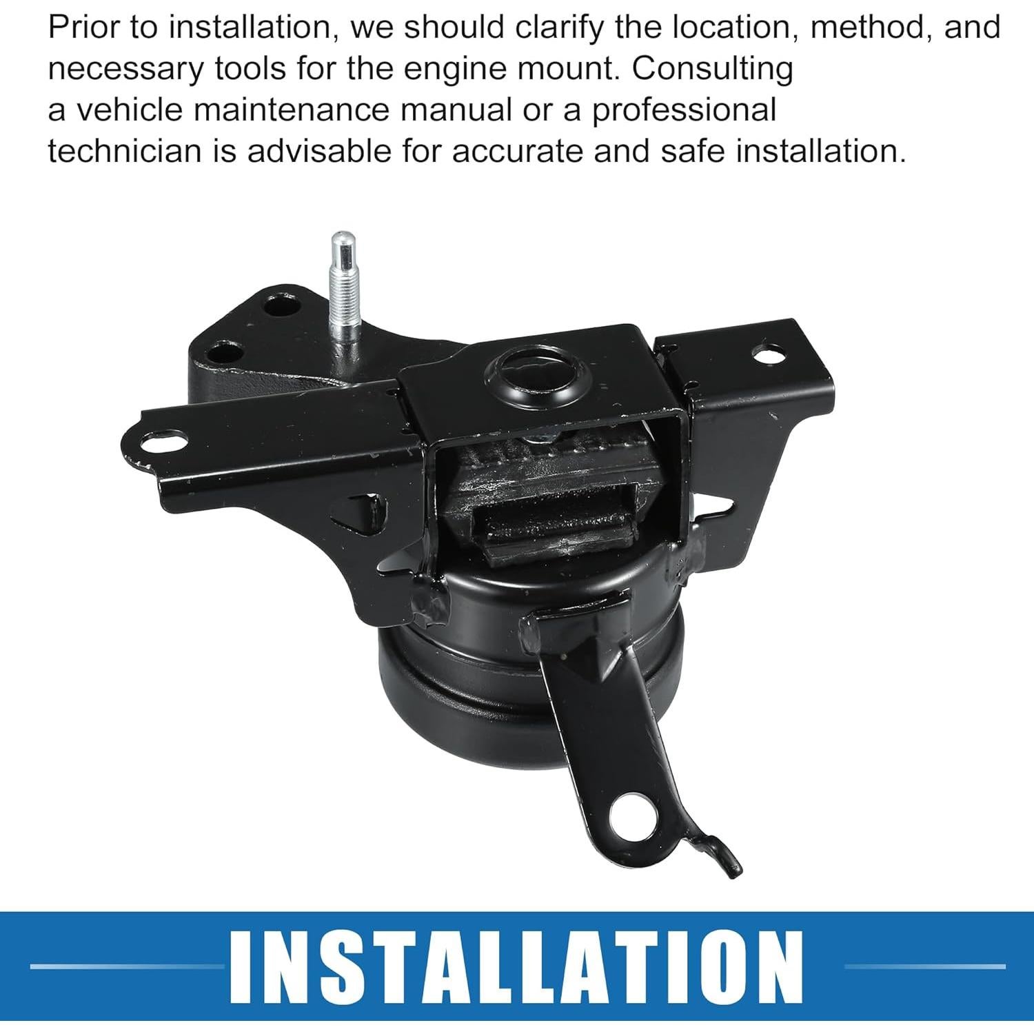 Engine Motor Mount No.123050M060 Front Right at Transmission Mount for Toyota Vios 2008-2013 for Toyota Yaris 2008-2013 Iron