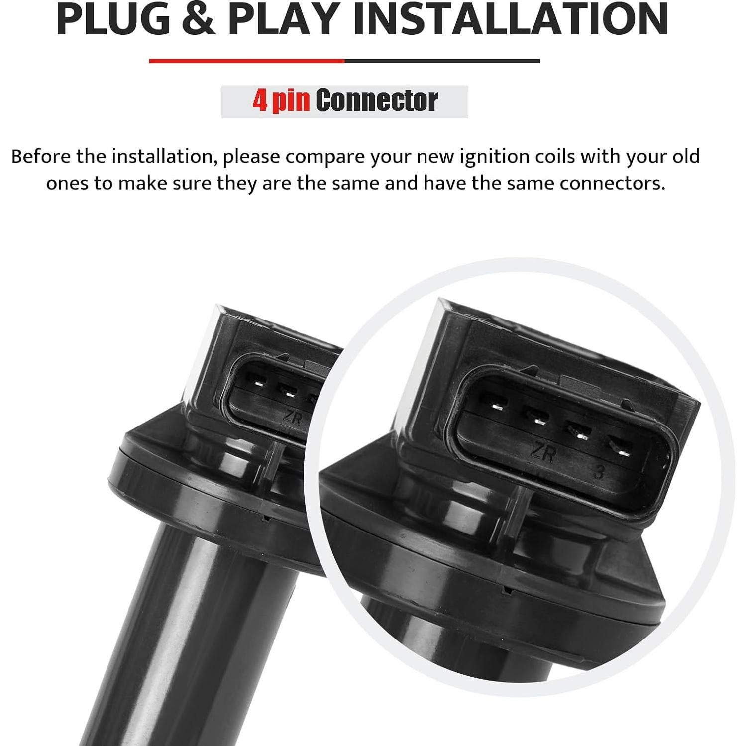 Bobinas de Encendido NPAUTO UF316 para Toyota 1.5L - Juego de 4