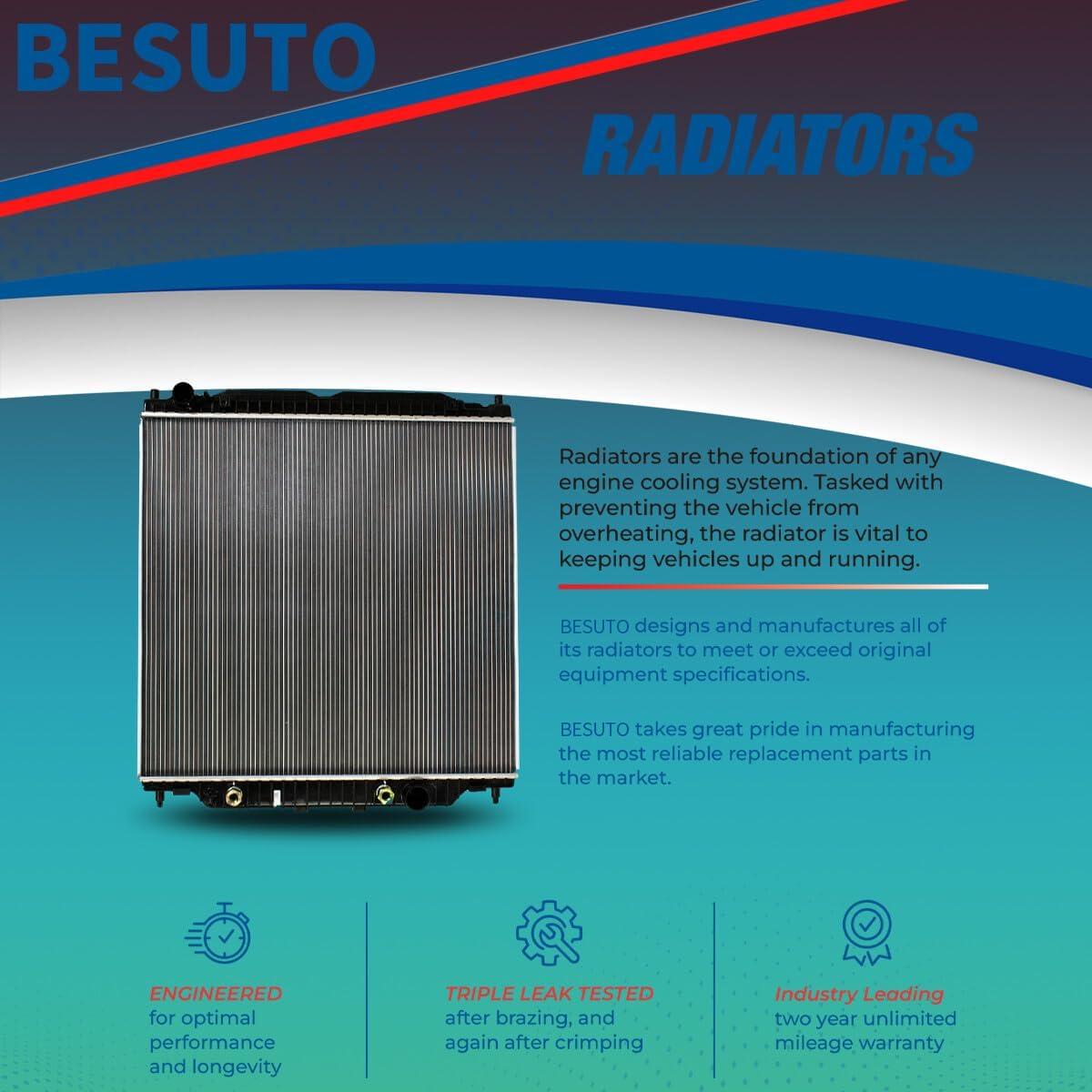 Radiador de Aluminio Besuto para Toyota Yaris 1.5 2007