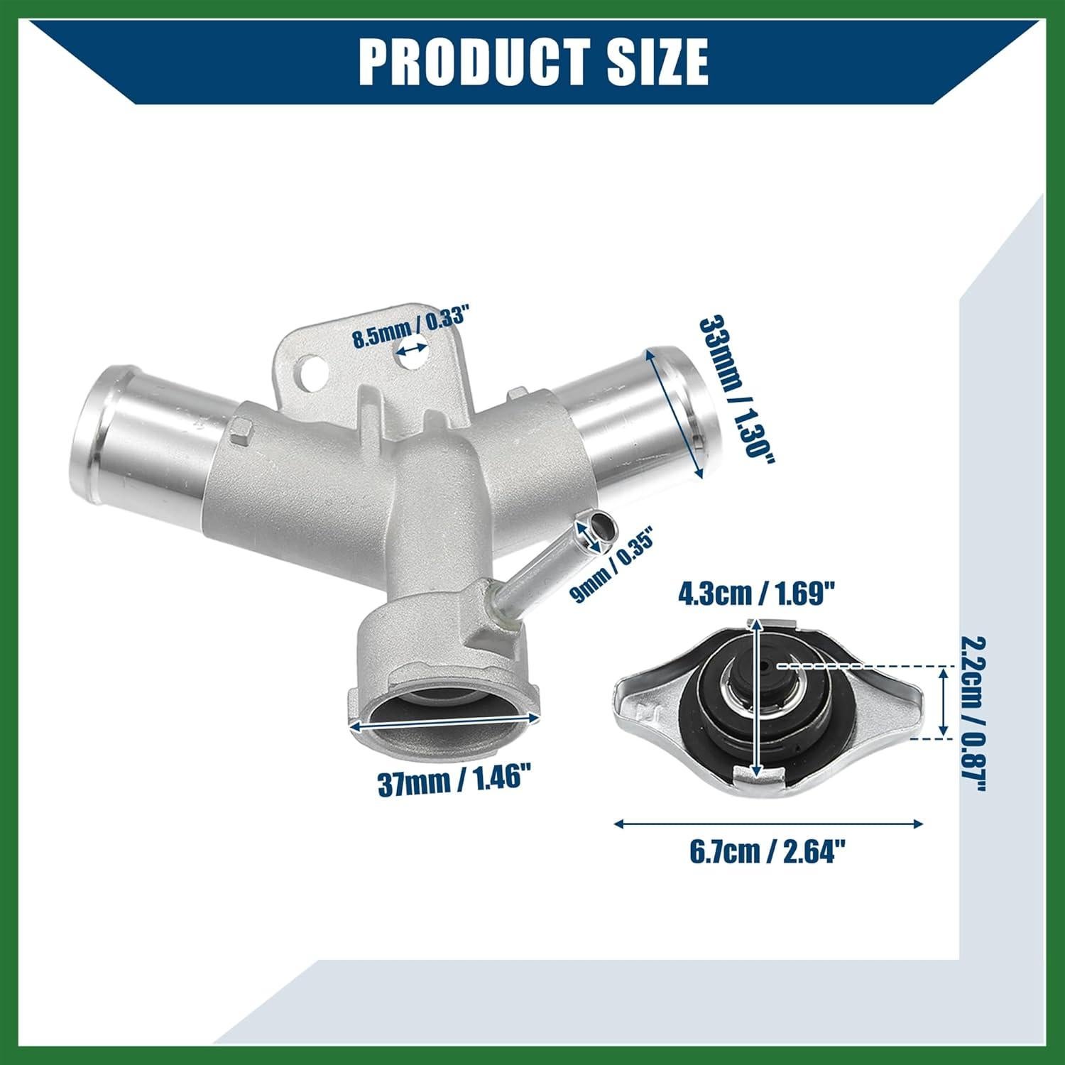 Cuello de Llenado Radiador Aluminio Motoforti Toyota Yaris