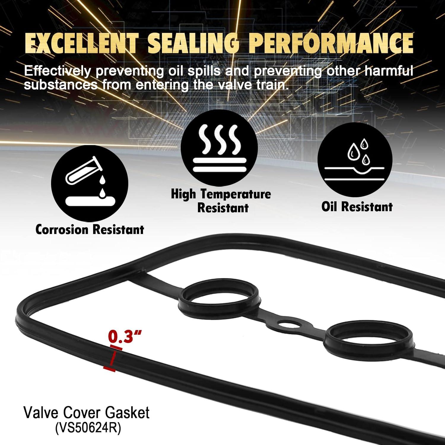 Juego de juntas de tapa de válvula Ortopia VS50624R para Toyota