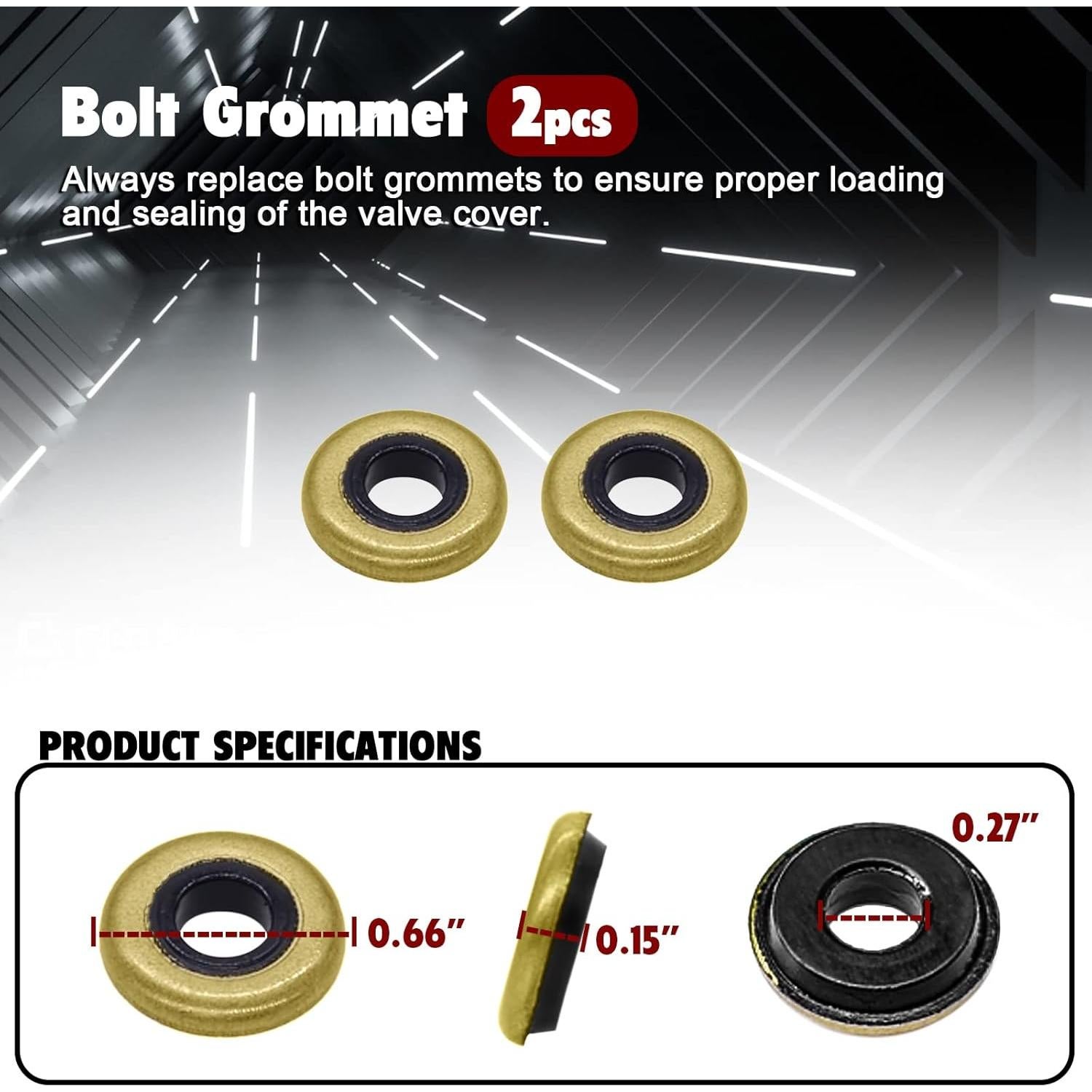 Juego de juntas de tapa de válvula Ortopia VS50624R para Toyota