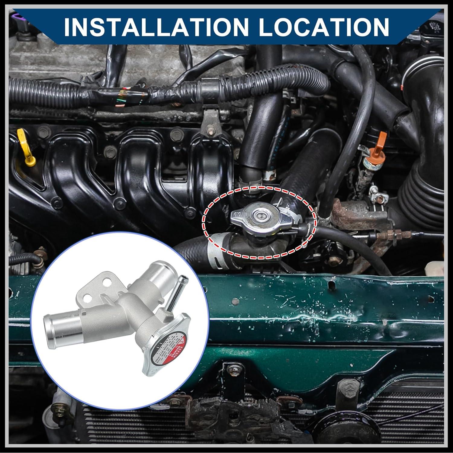 Cuello de Llenado Radiador Toyota Yaris 2007-2018 HEROFFIX