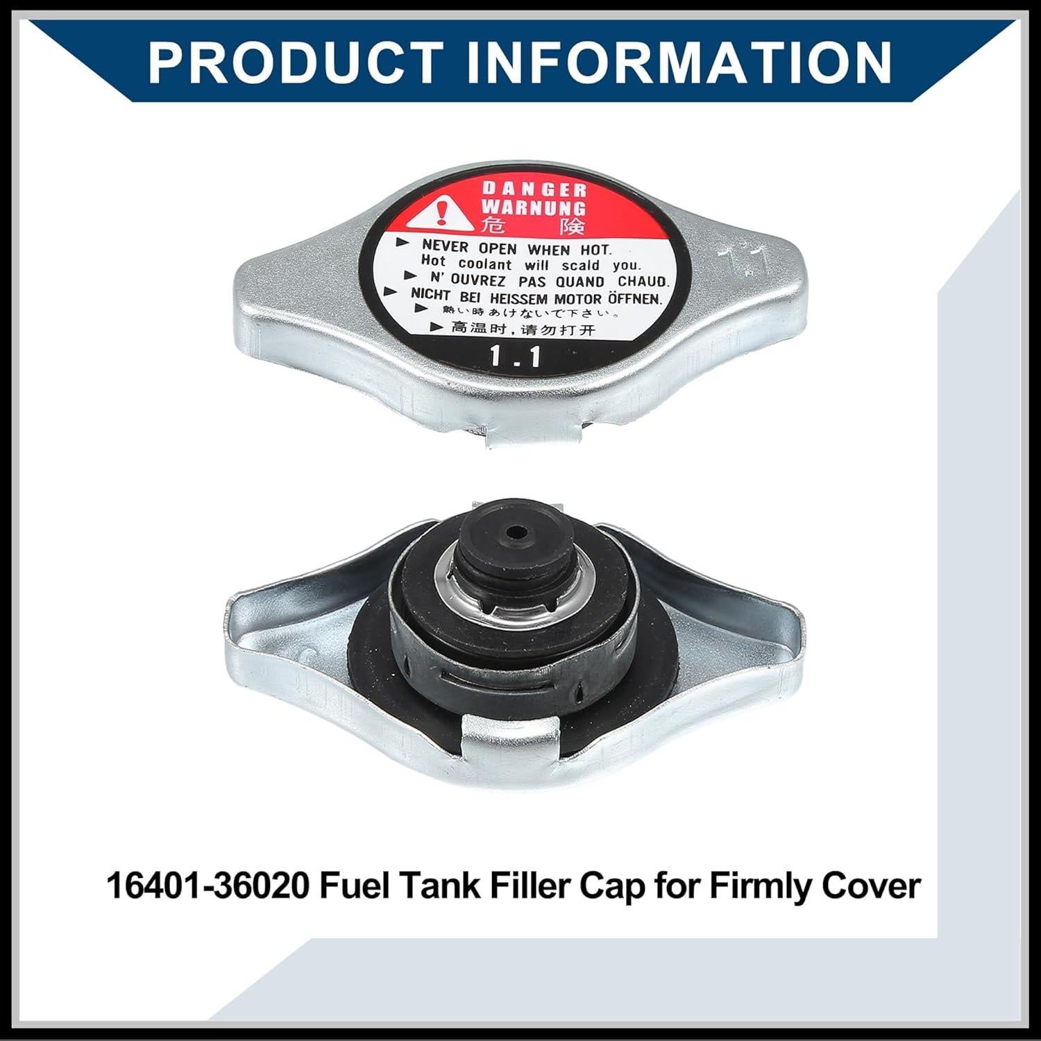 Cuello de Llenado Radiador Toyota Yaris 2007-2018 HEROFFIX