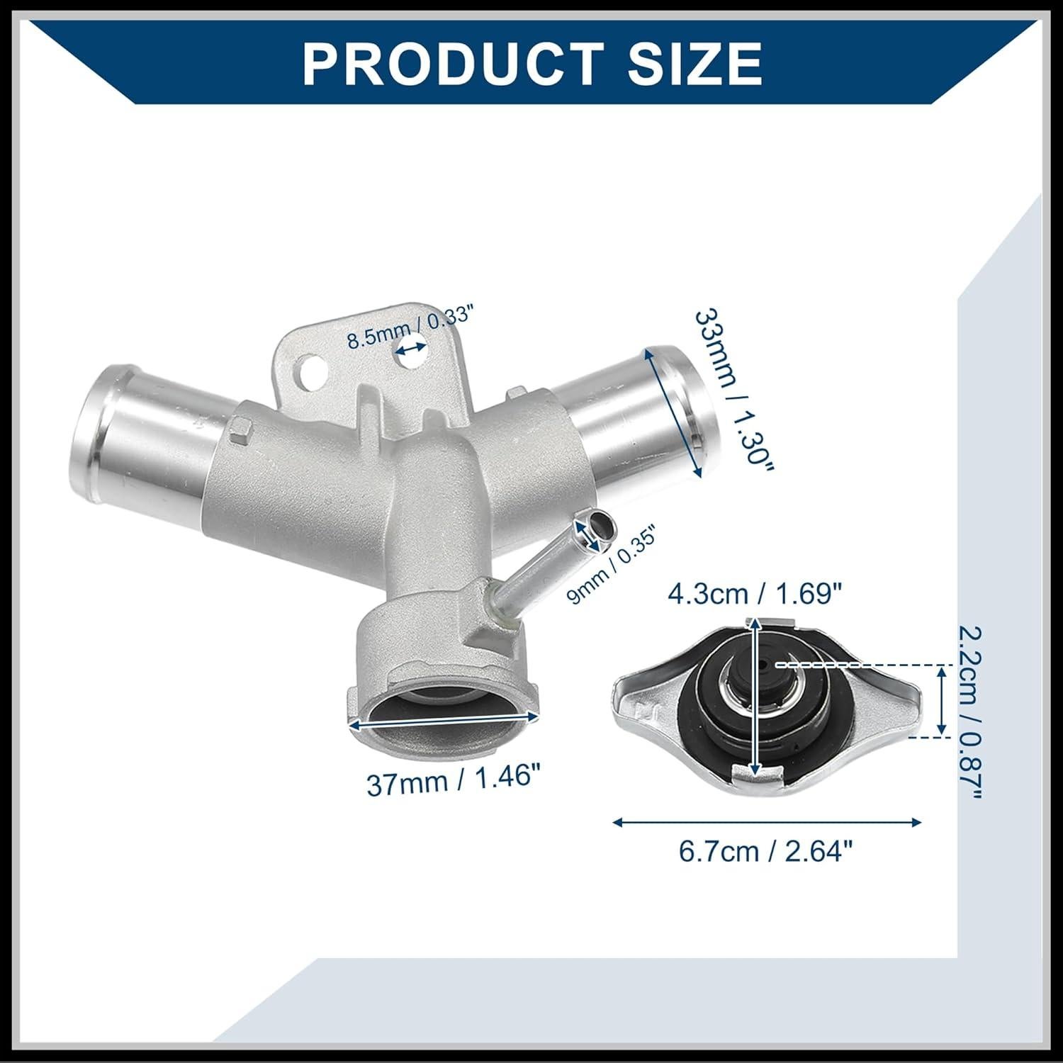 Cuello de Llenado Radiador Toyota Yaris 2007-2018 HEROFFIX