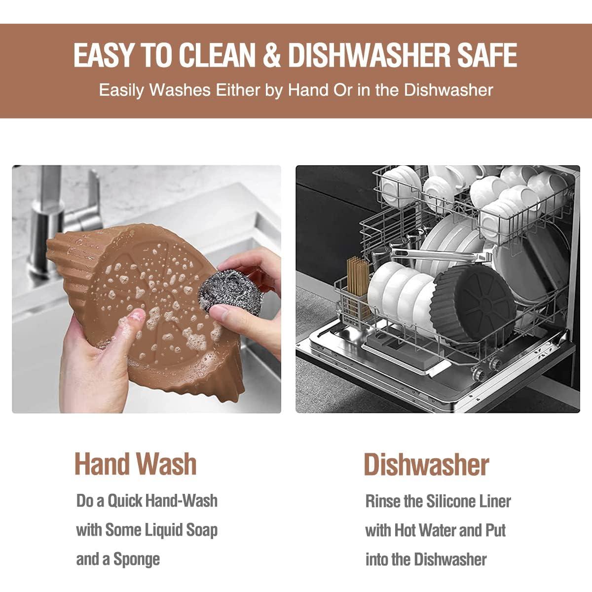 Forros de Silicona Reutilizables AKSDTH para Freidora de Aire 3-5QT