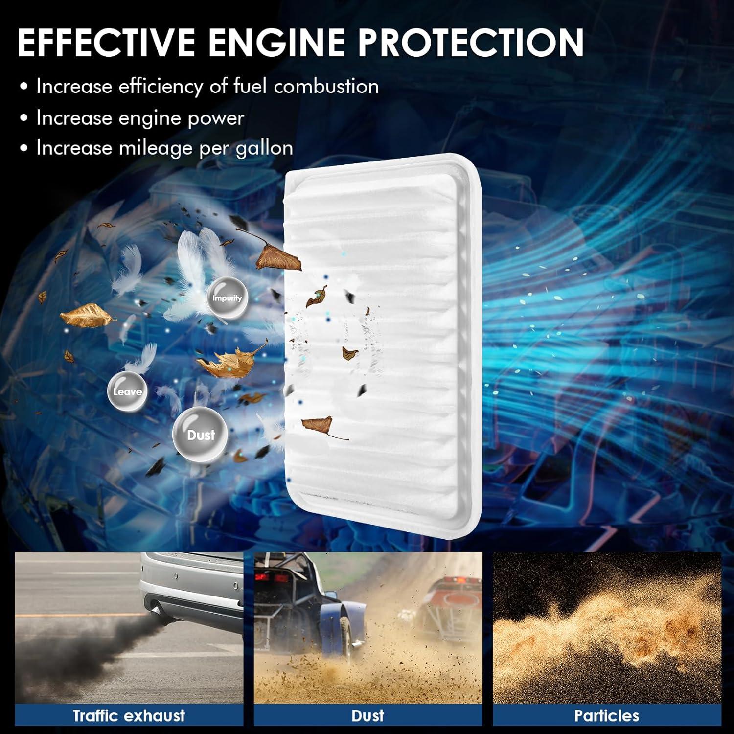 Filtro de Aire Kurimup CA10190 para Toyota Corolla Yaris