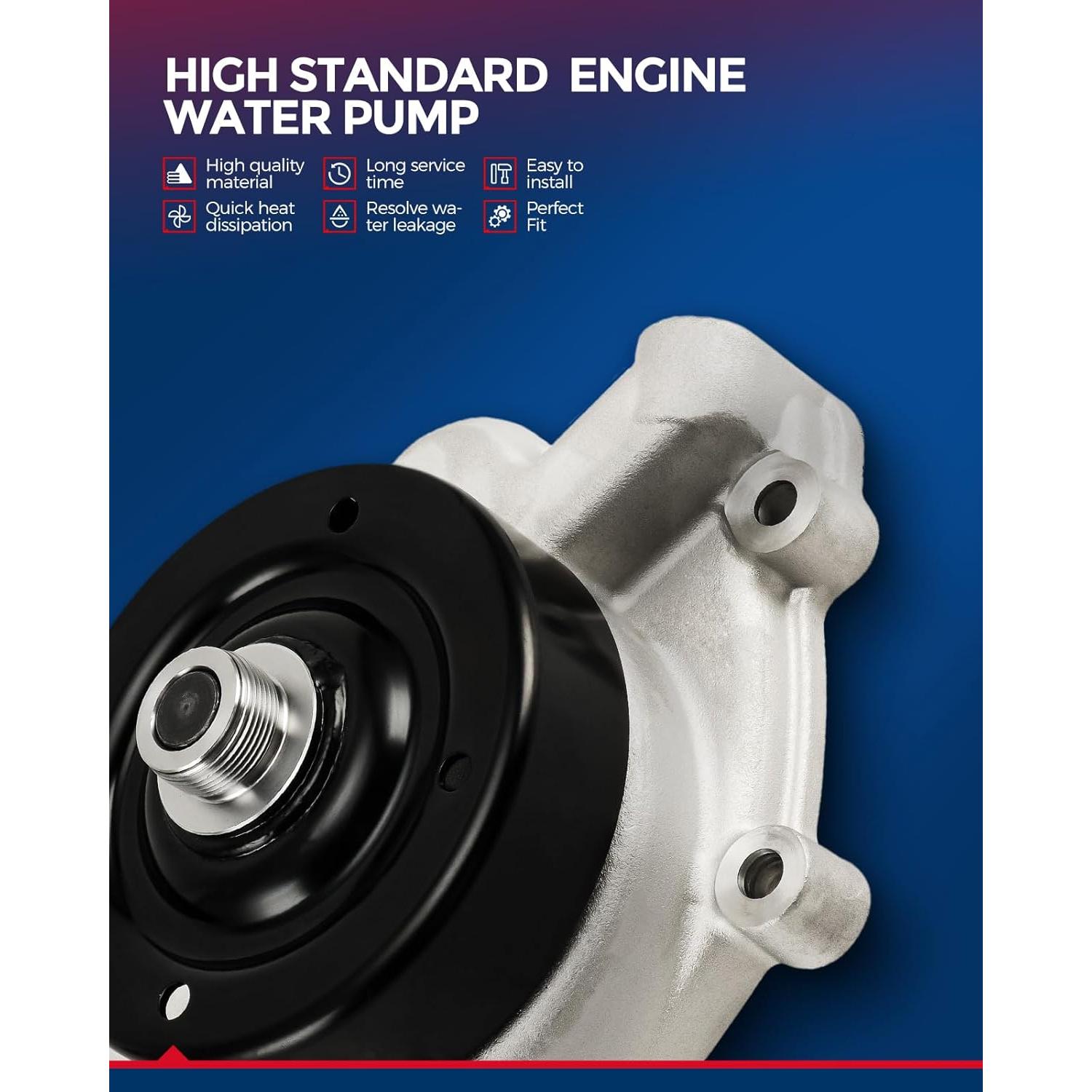 Bomba de Agua KAX para Toyota Prius Yaris Scion 2001-2018