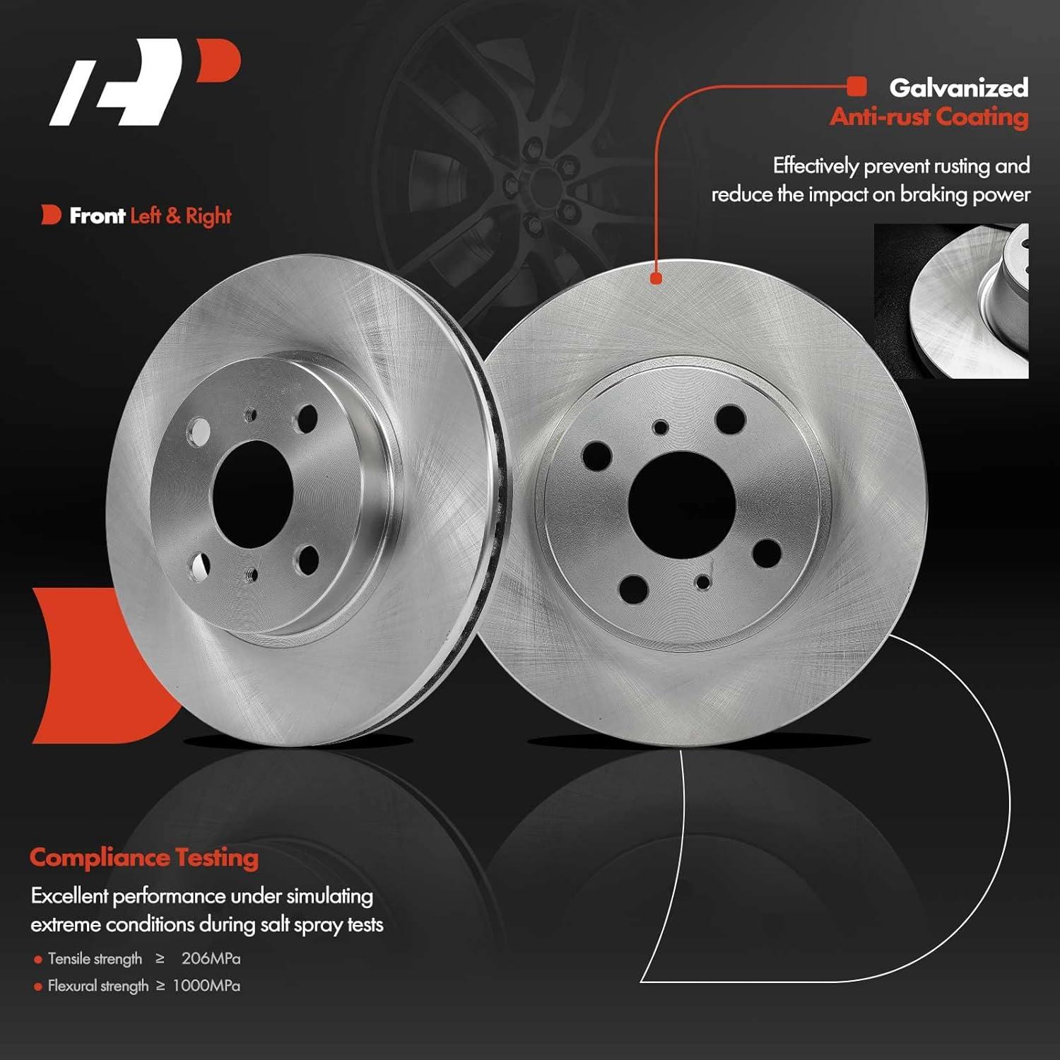 Discos de Freno Delanteros A-Premium + Pastillas Cerámicas