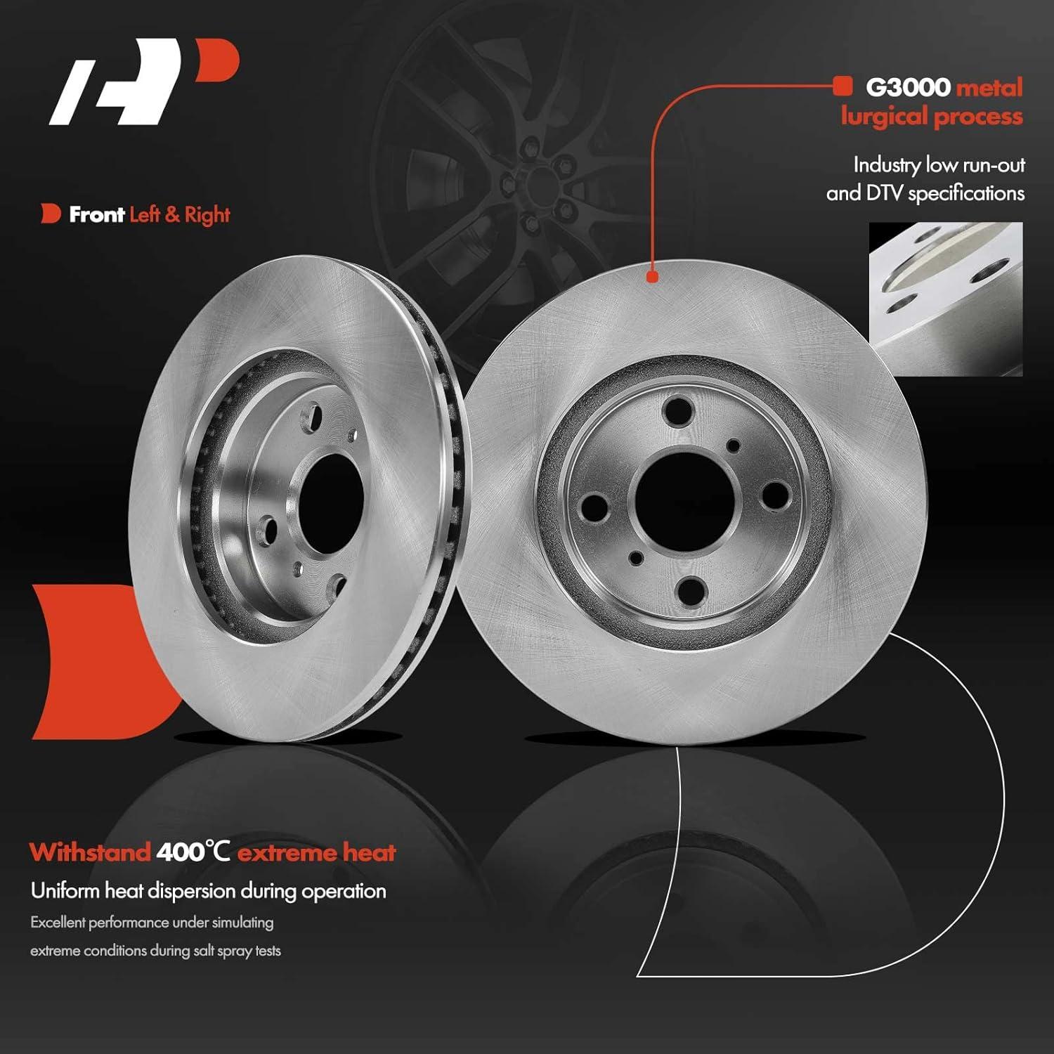 Discos de Freno Delanteros A-Premium + Pastillas Cerámicas