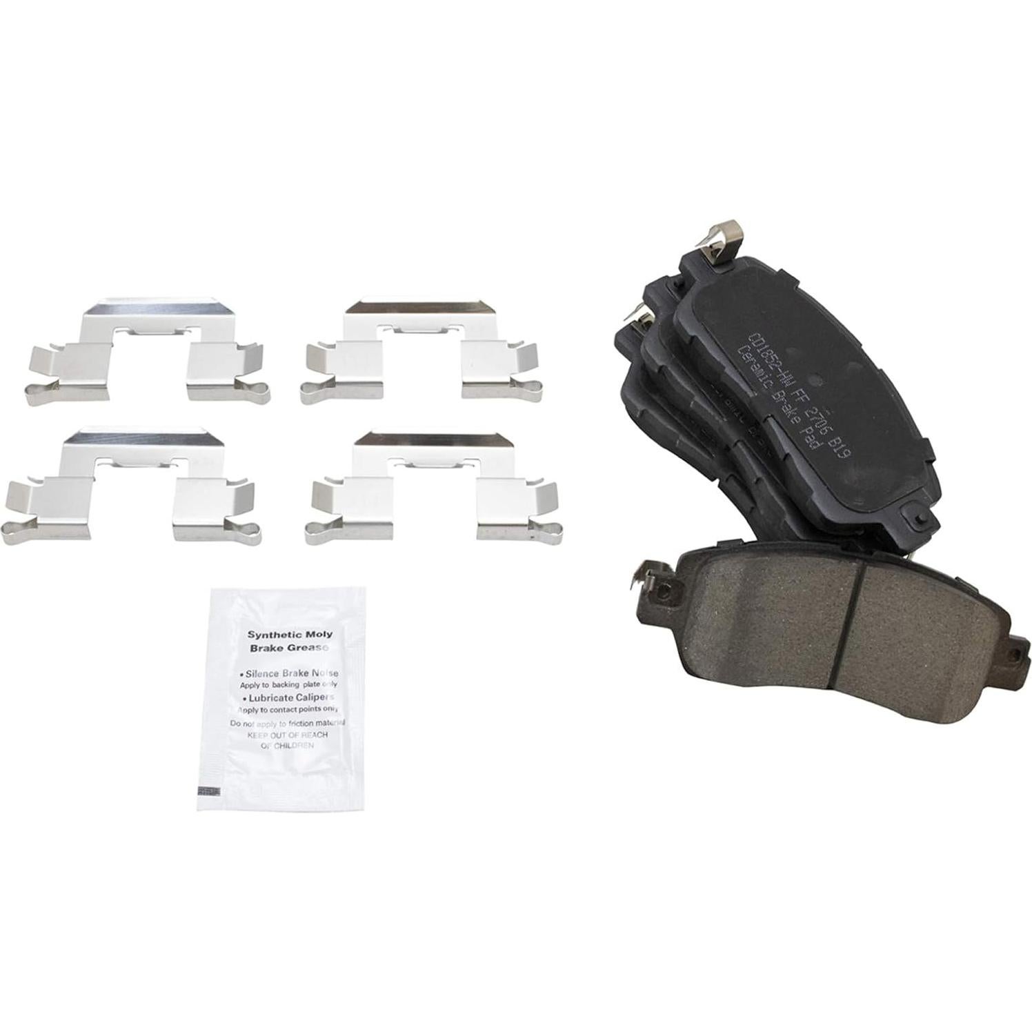 Kit de Pastillas de Freno y Rotor TRQ BKA14529 Cerámico Delantero