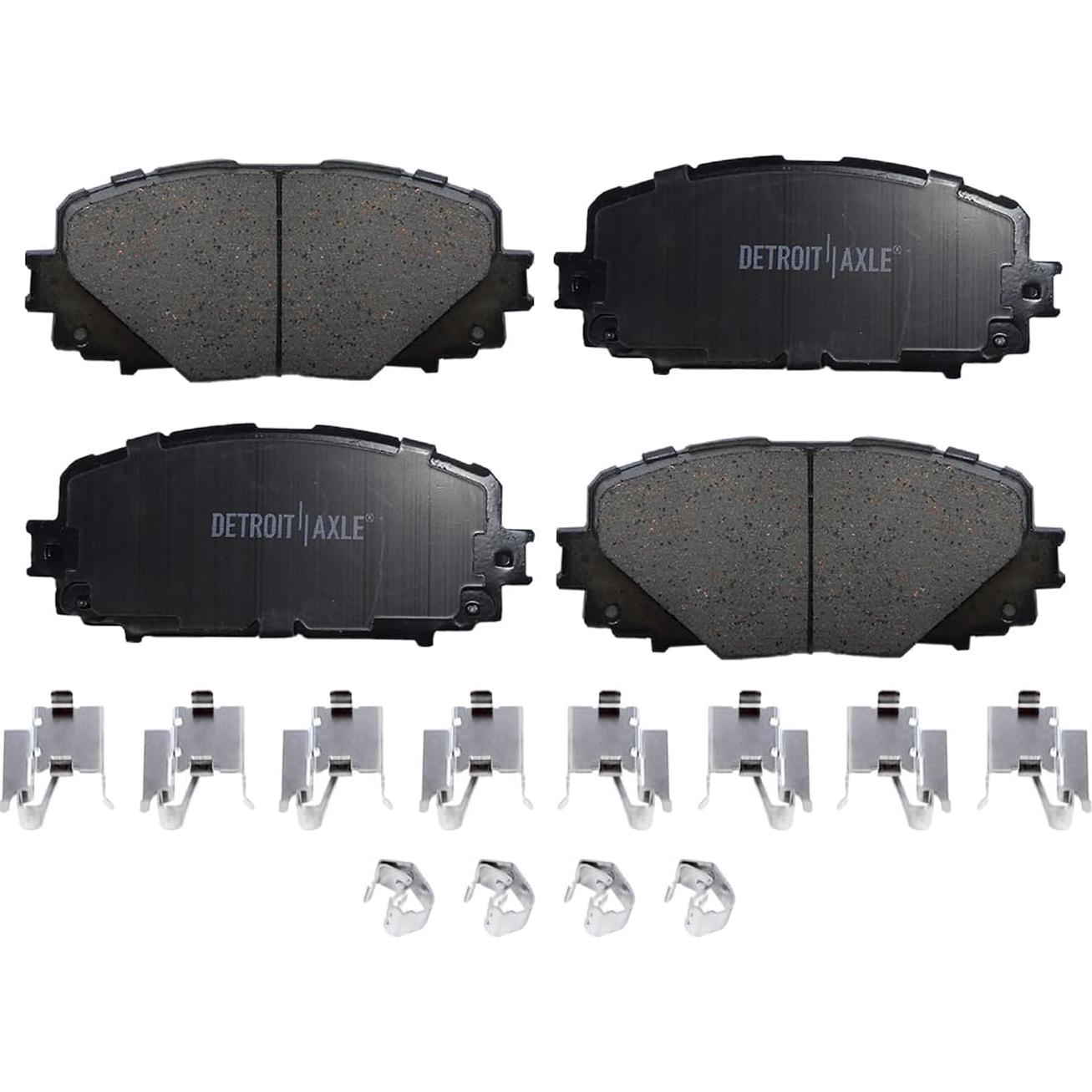 Pastillas de freno cerámicas Detroit Axle para Toyota Yaris 2012-2018