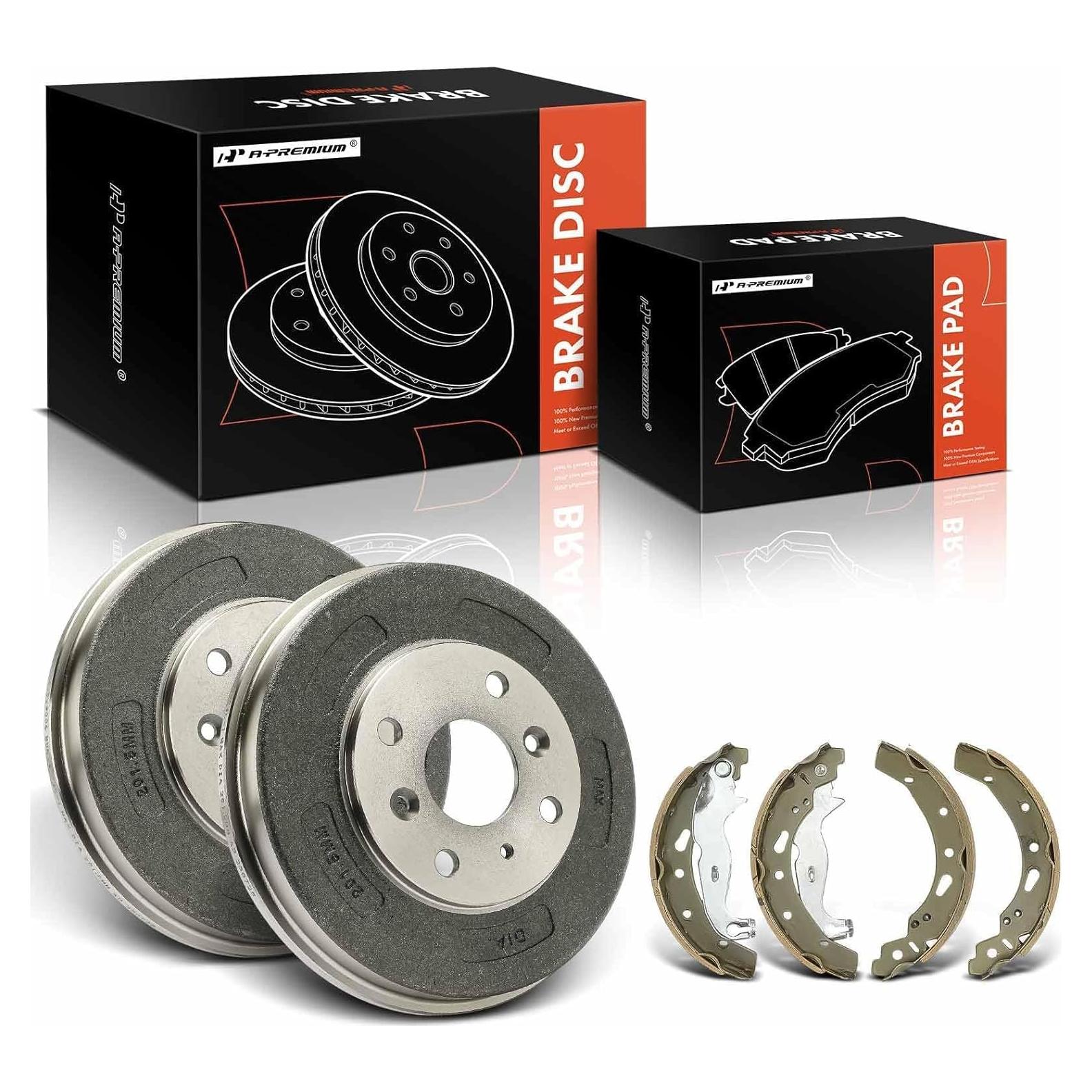 Conjunto de Tambores y Zapatas de Freno A-Premium para Toyota Yaris 2016-2020