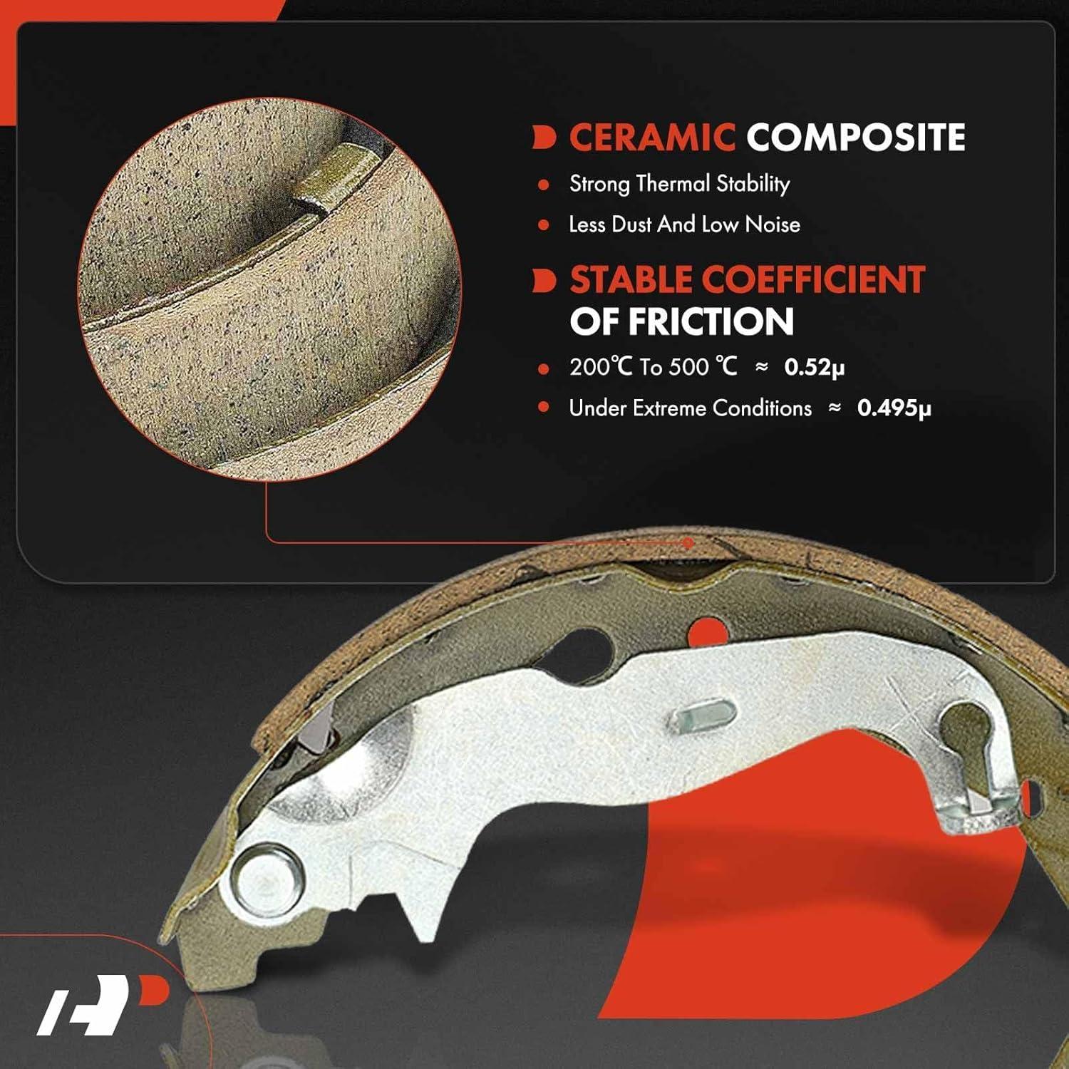 Conjunto de Tambores y Zapatas de Freno A-Premium para Toyota Yaris 2016-2020