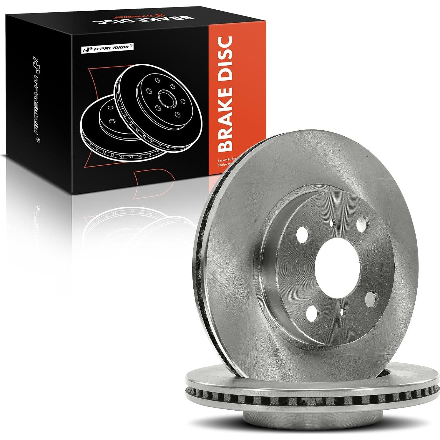 Discos de Freno Ventilados A-Premium 255mm para Toyota