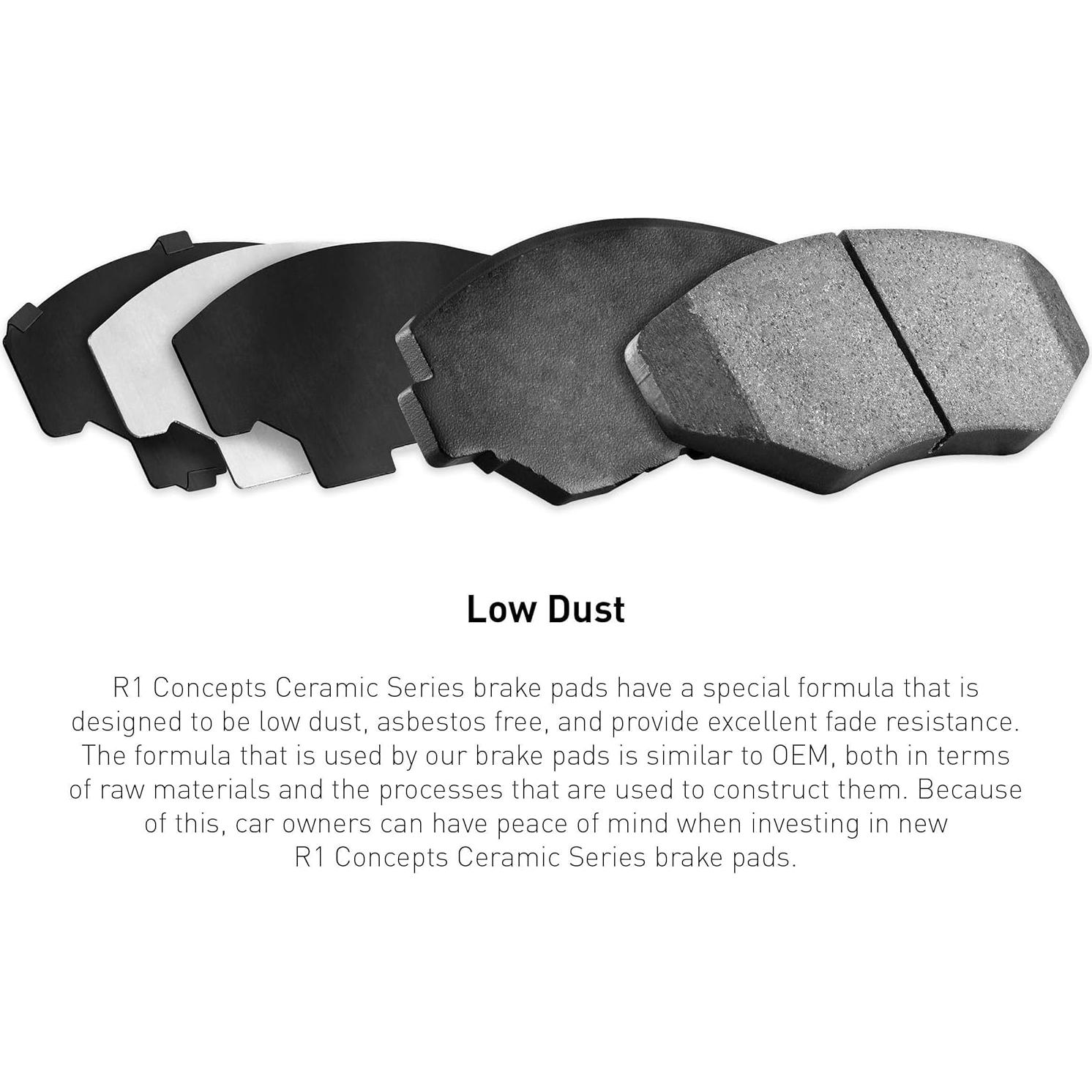 Pastillas de freno cerámicas R1 Concepts para Toyota Yaris/Prius C