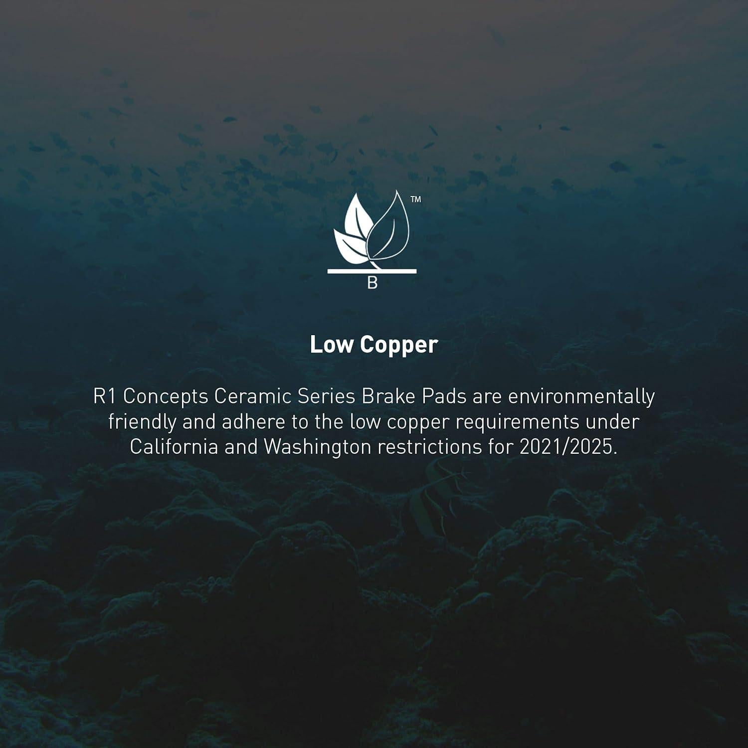 Pastillas de freno cerámicas R1 Concepts para Toyota Yaris/Prius C