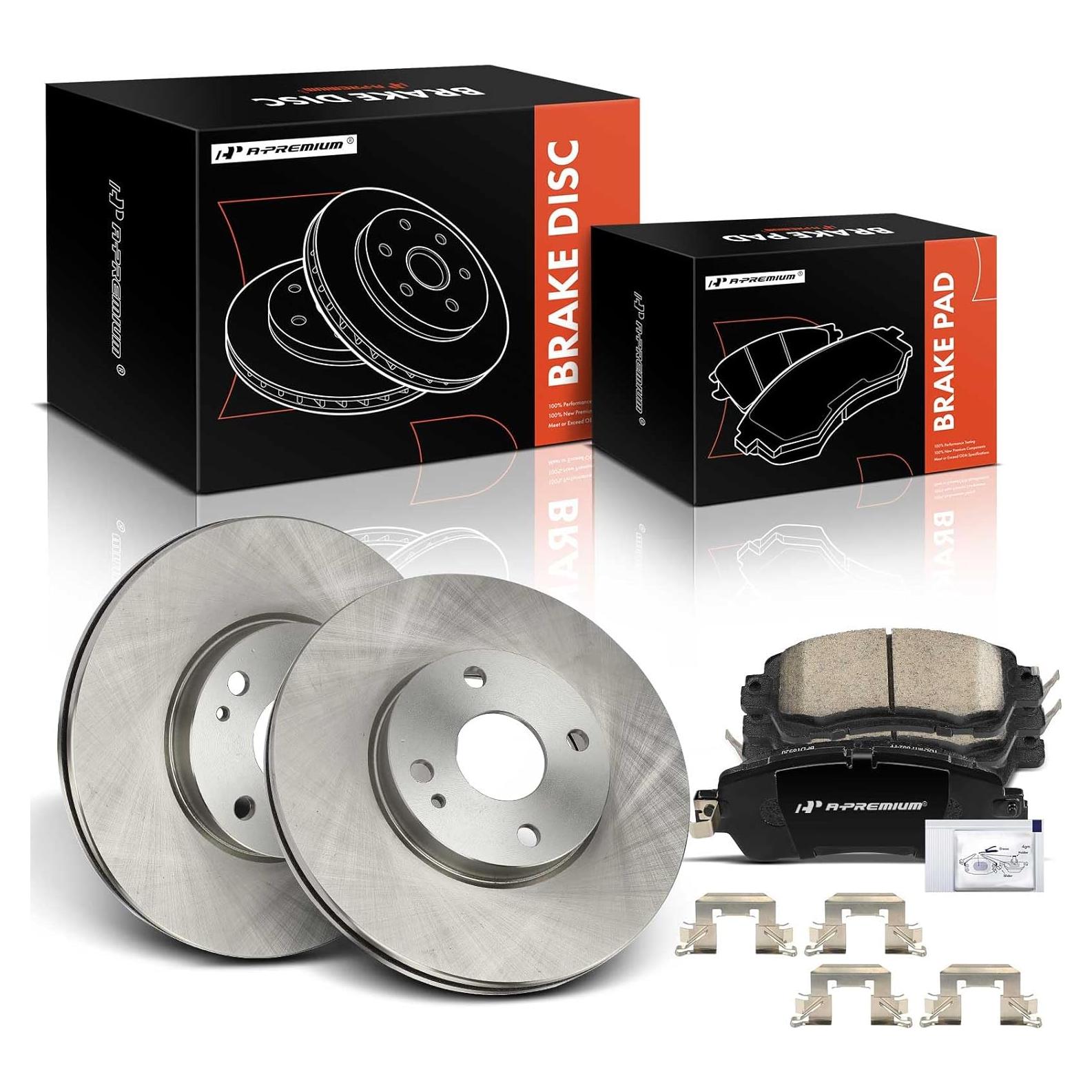 Discos de Freno Ventilados A-Premium + Pastillas Cerámicas