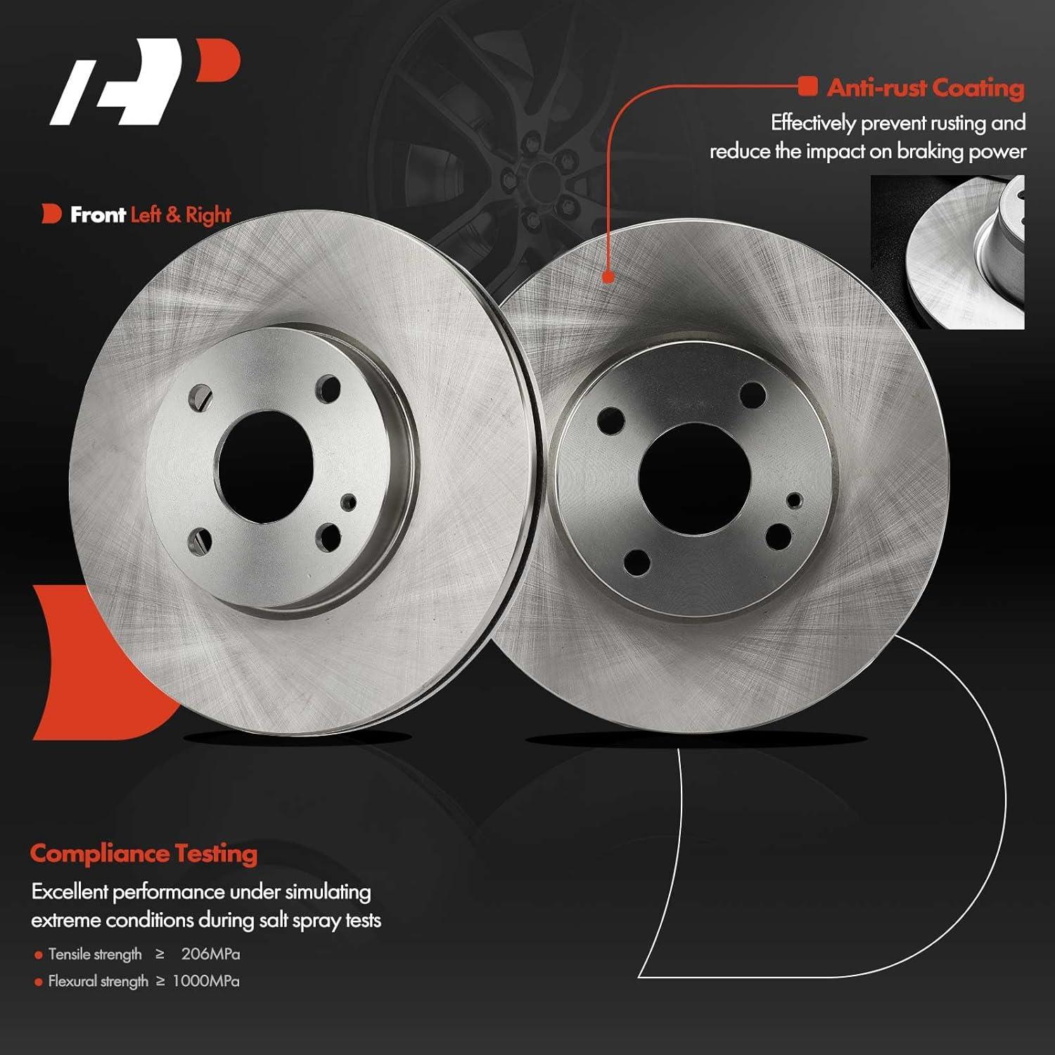 Discos de Freno Ventilados A-Premium + Pastillas Cerámicas