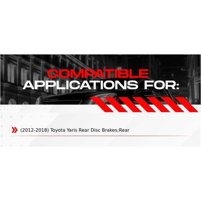 Kit de Frenos R1 Concepts Cerámicos Traseros Toyota Yaris 2012-2018