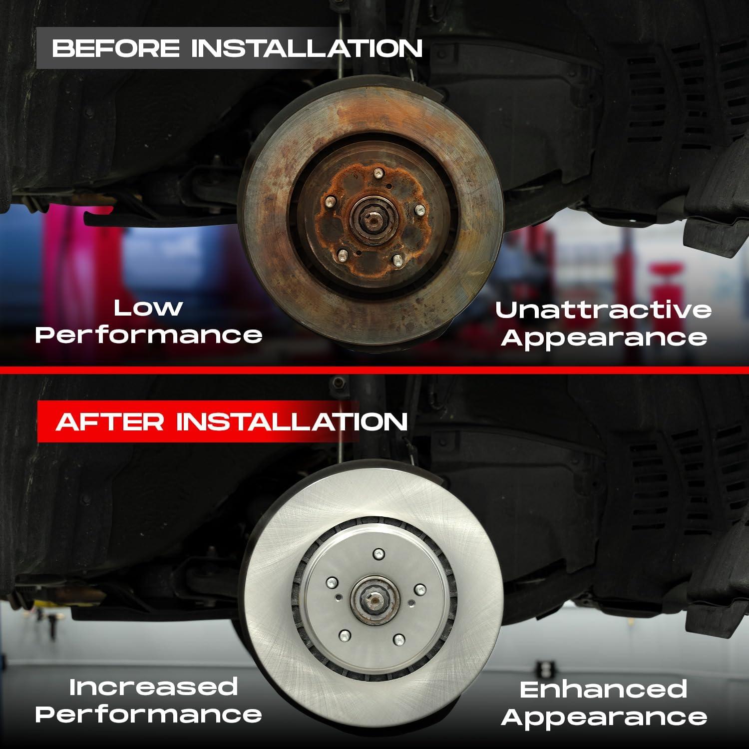 Kit de Frenos R1 Concepts Cerámicos Traseros Toyota Yaris 2012-2018